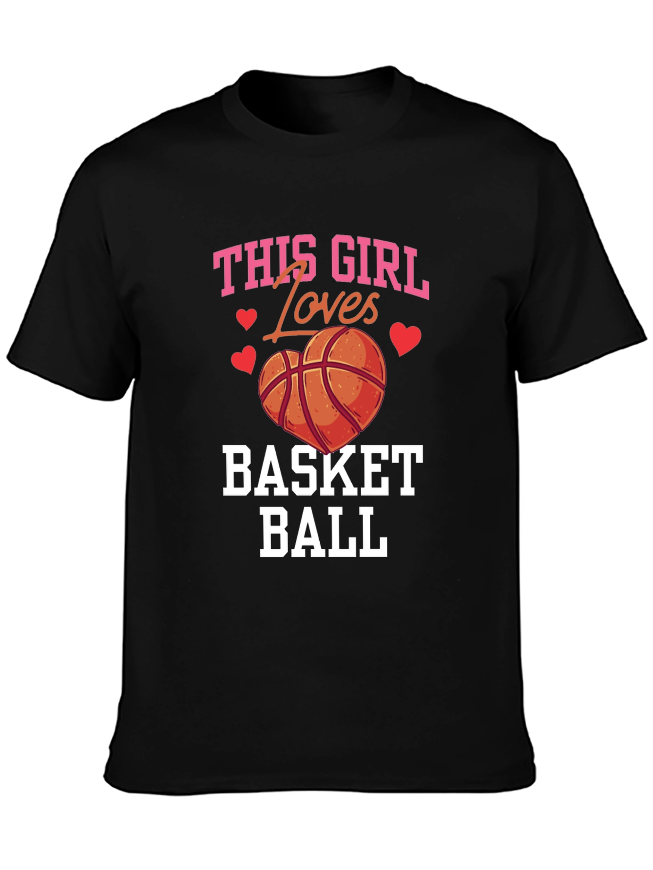 Basketball Lover T-Shirt: This Girl Loves Basketball