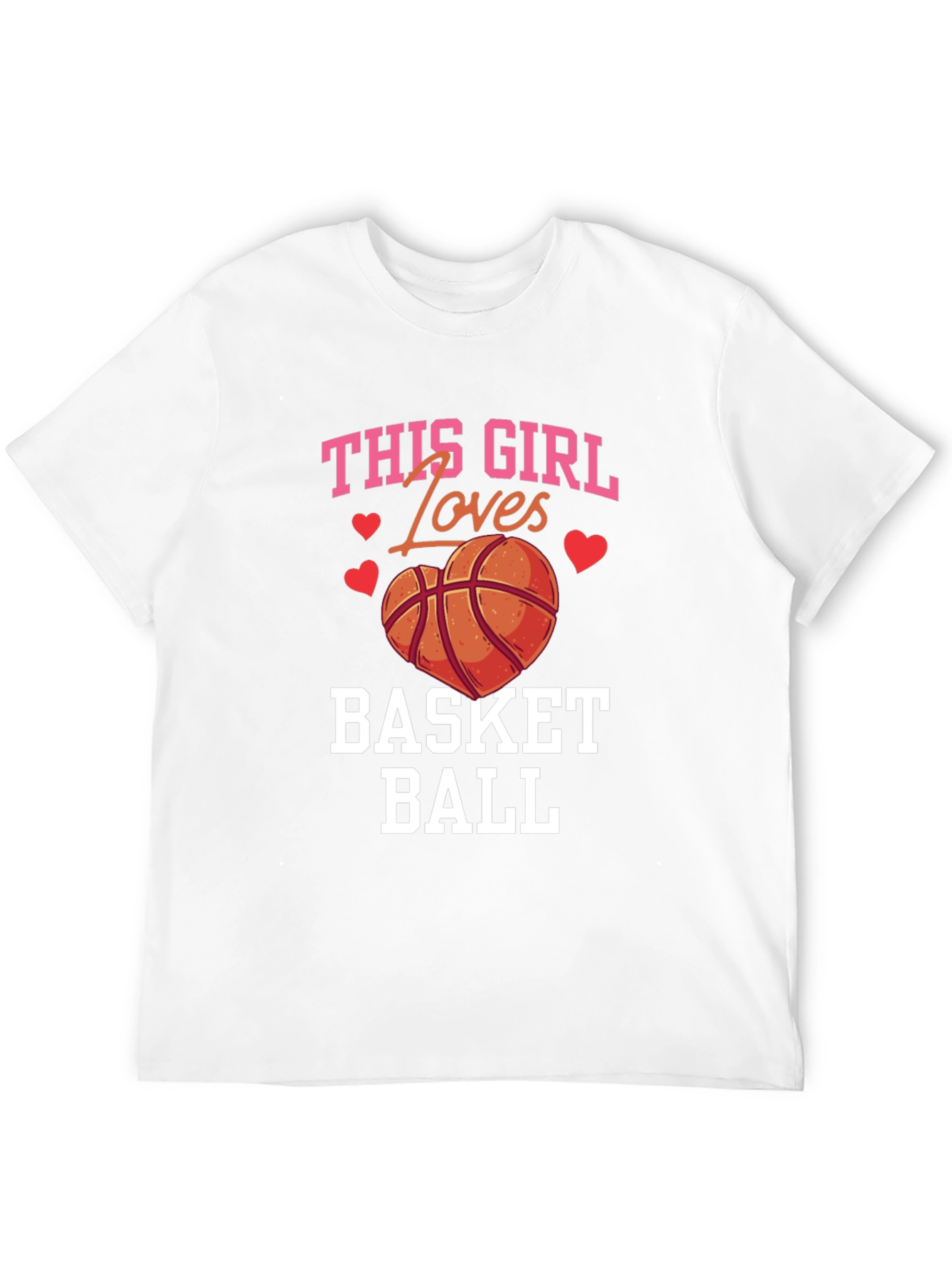 Basketball Lover T-Shirt: This Girl Loves Basketball
