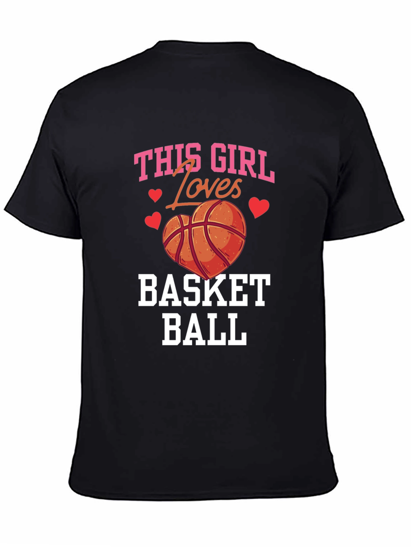 Basketball Lover T-Shirt: This Girl Loves Basketball