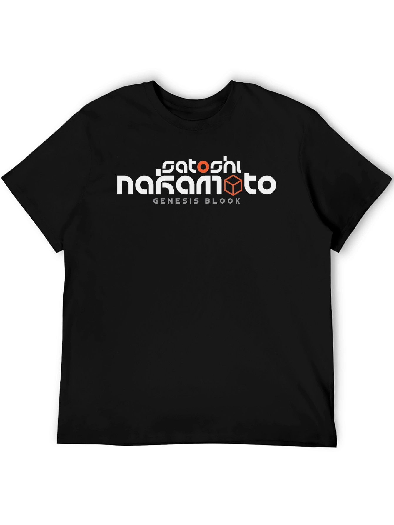 Satoshi Nakamoto Genesis Block Black T-Shirt