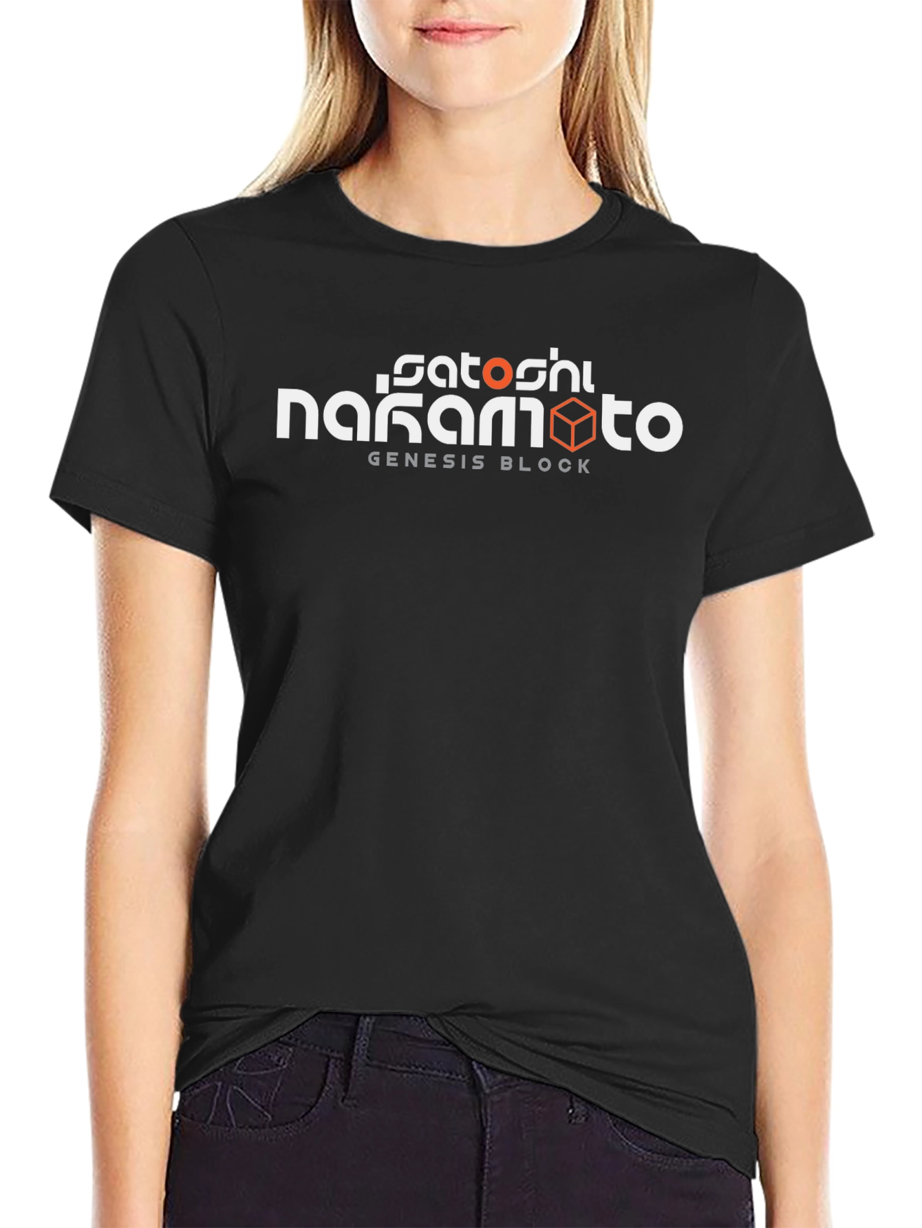 Satoshi Nakamoto Genesis Block Black T-Shirt