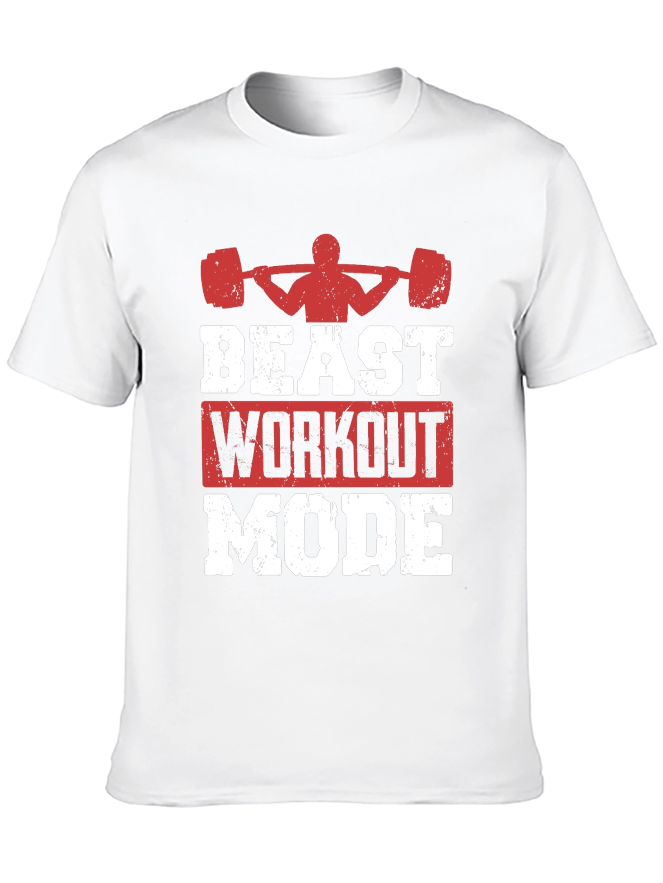 Beast Workout Mode Graphic Tee - Gym Motivation