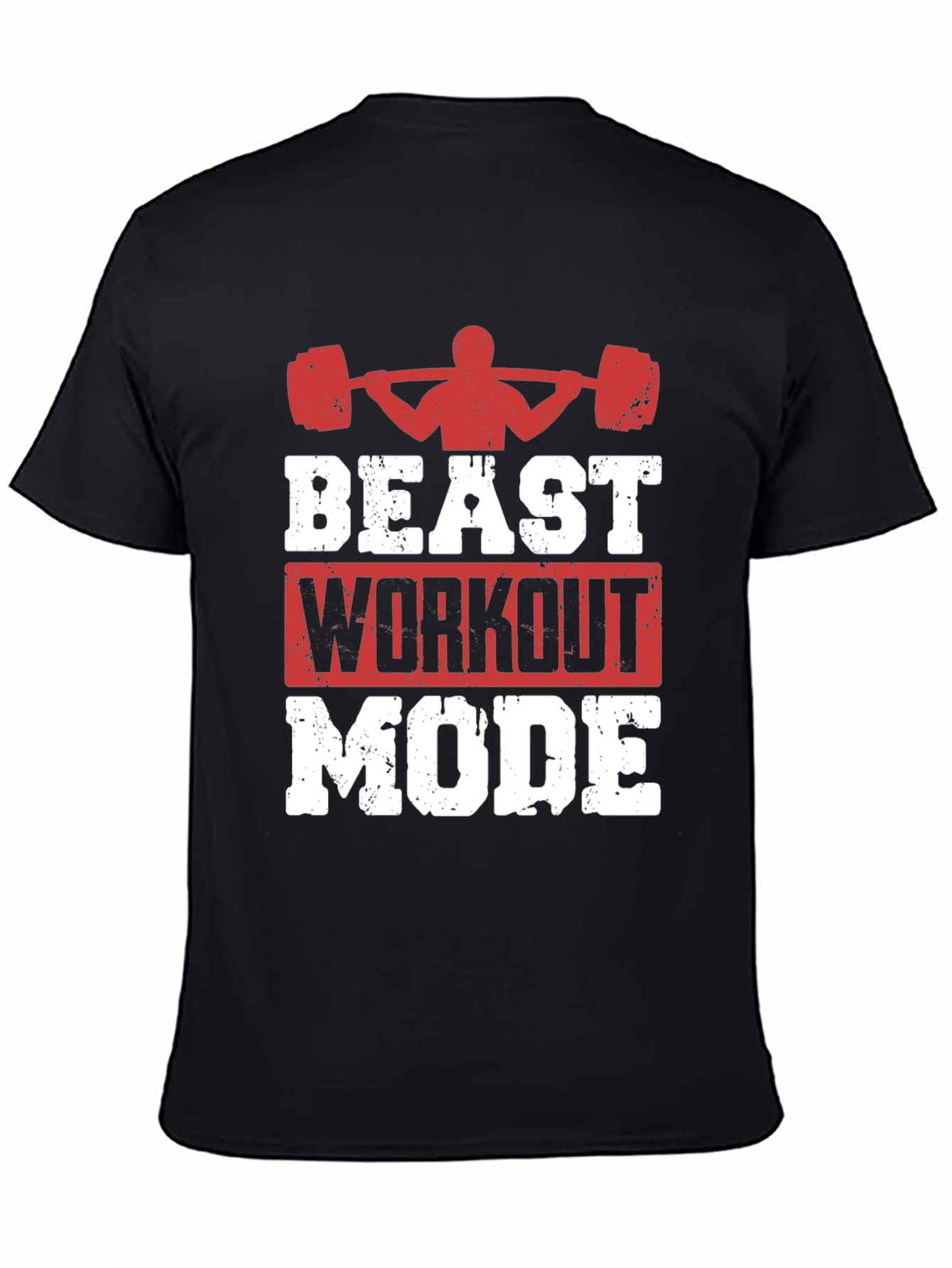 Beast Workout Mode Graphic Tee - Gym Motivation