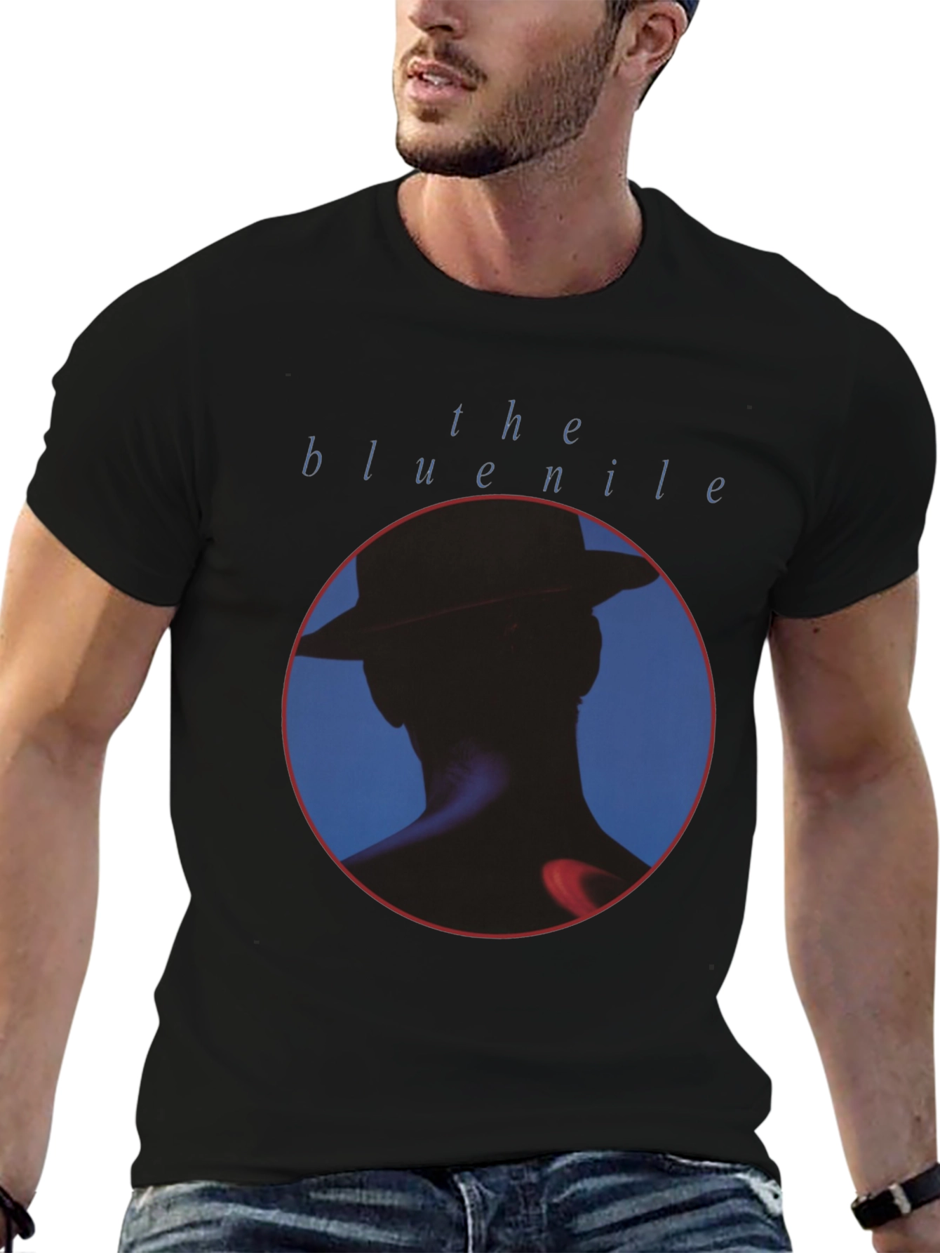The Blue Nile Band Album Cover Black T-Shirt