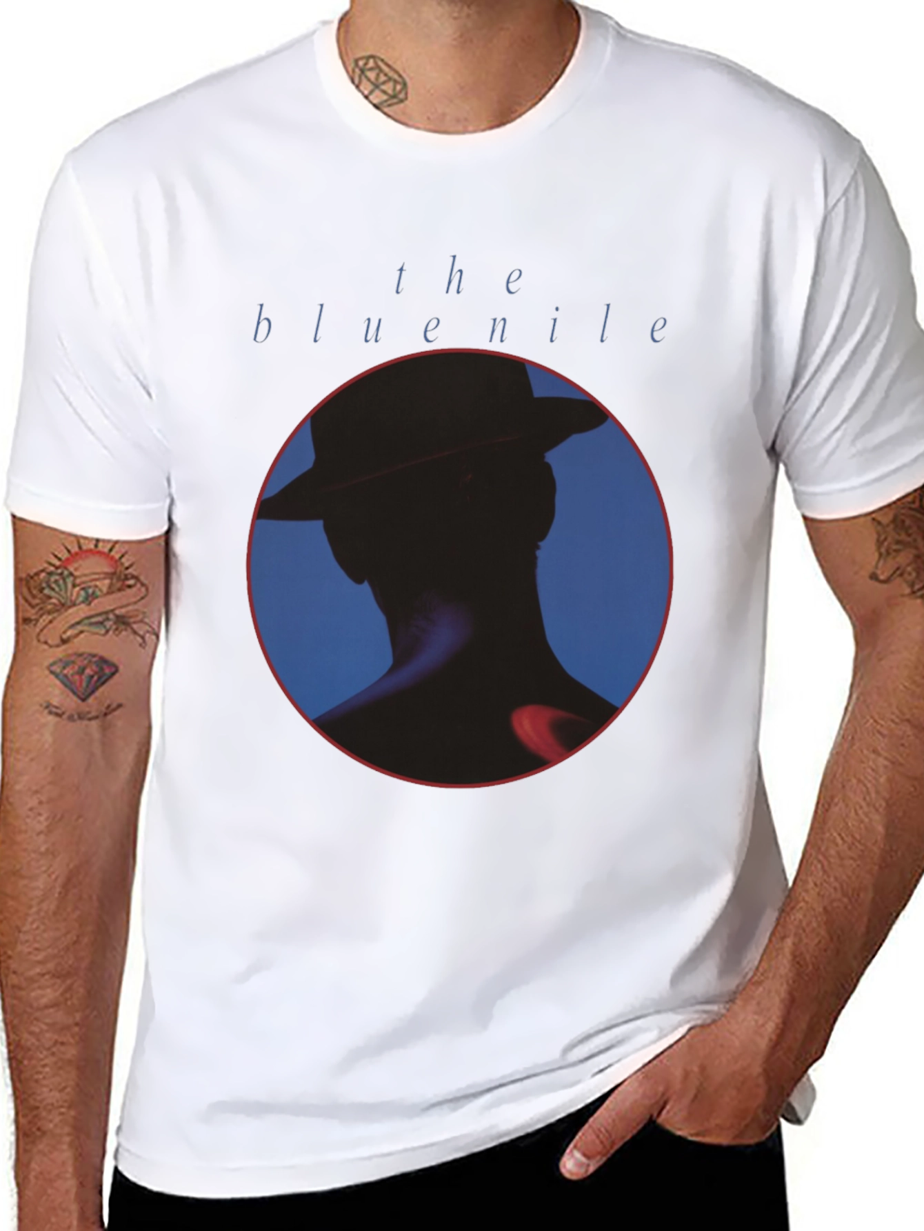 The Blue Nile Band Album Cover Black T-Shirt