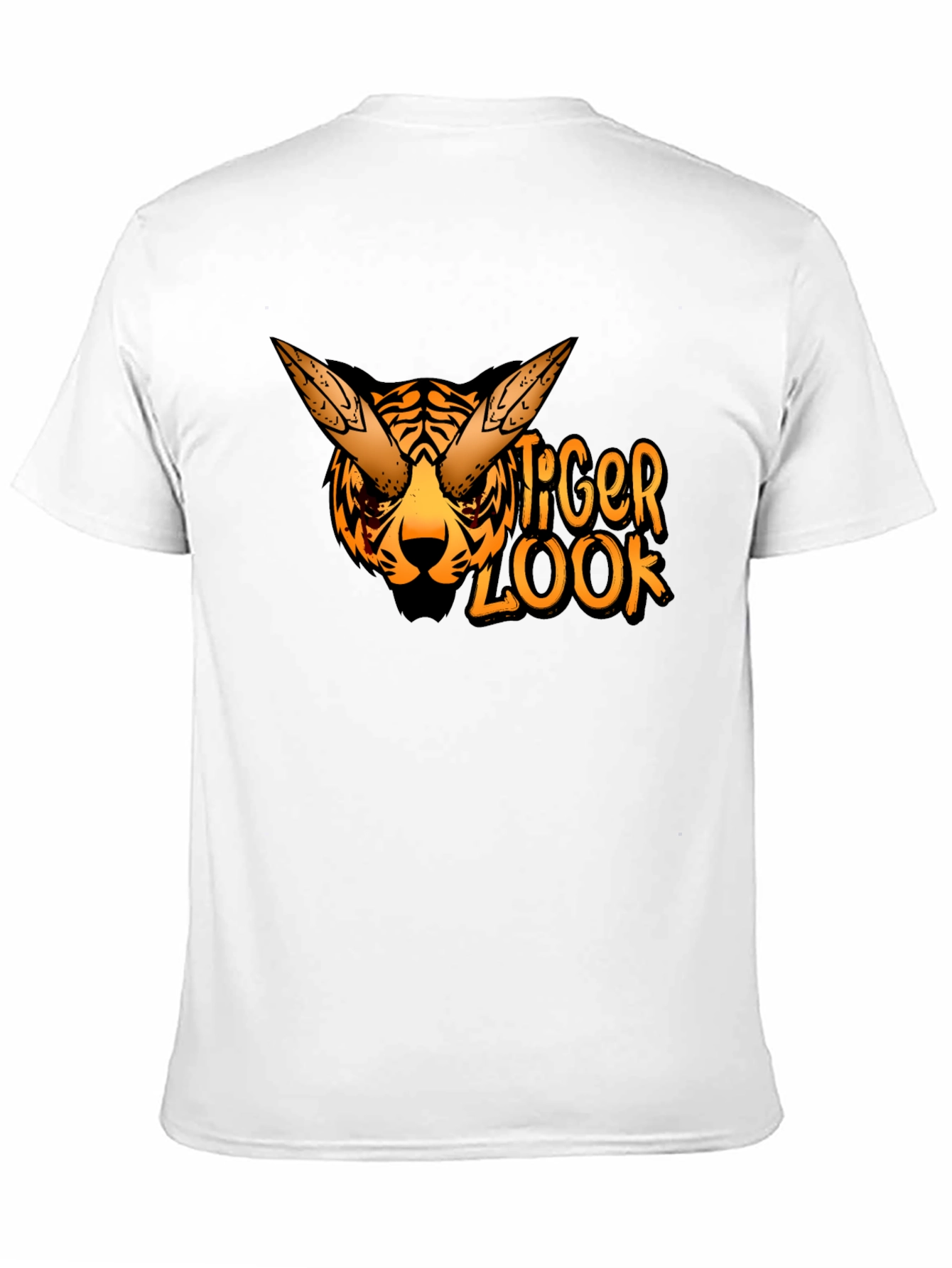 Tiger Look Graphic Tee - Cool Animal Design