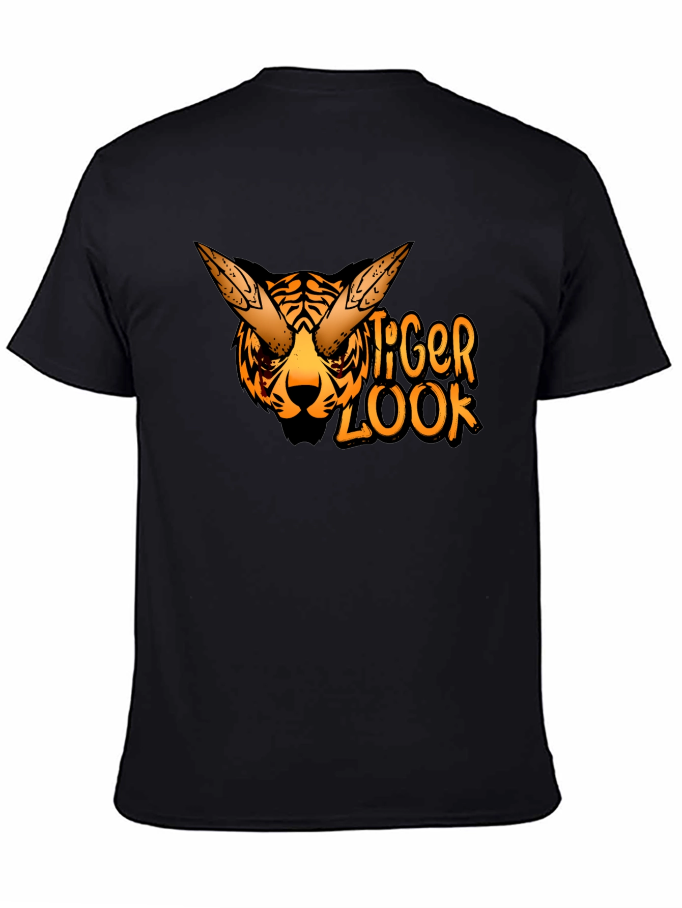 Tiger Look Graphic Tee - Cool Animal Design