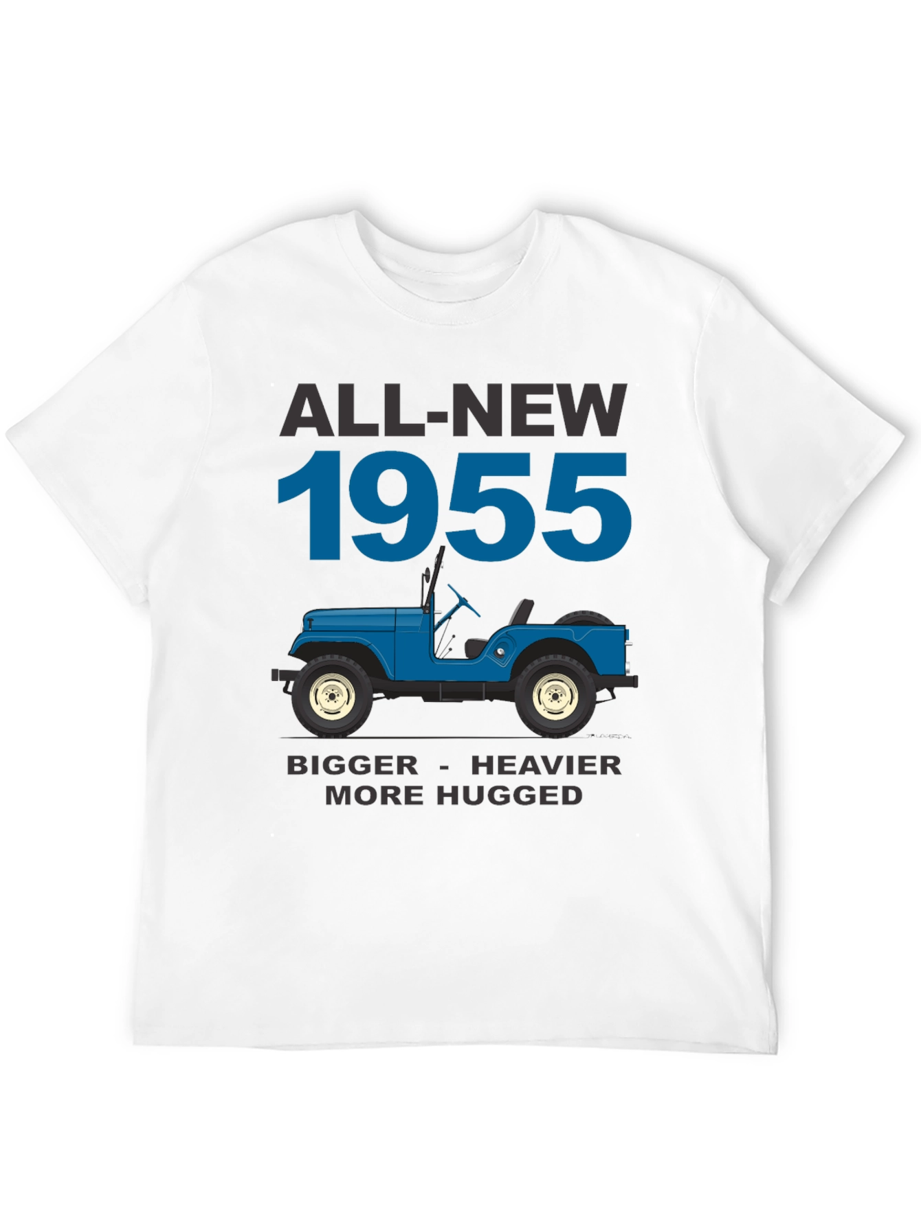 All-New 1955 Retro Car Graphic T-Shirt