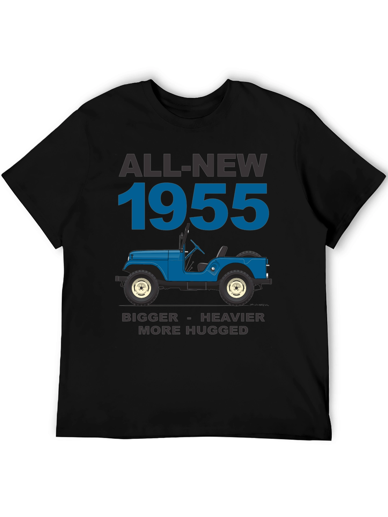 All-New 1955 Retro Car Graphic T-Shirt