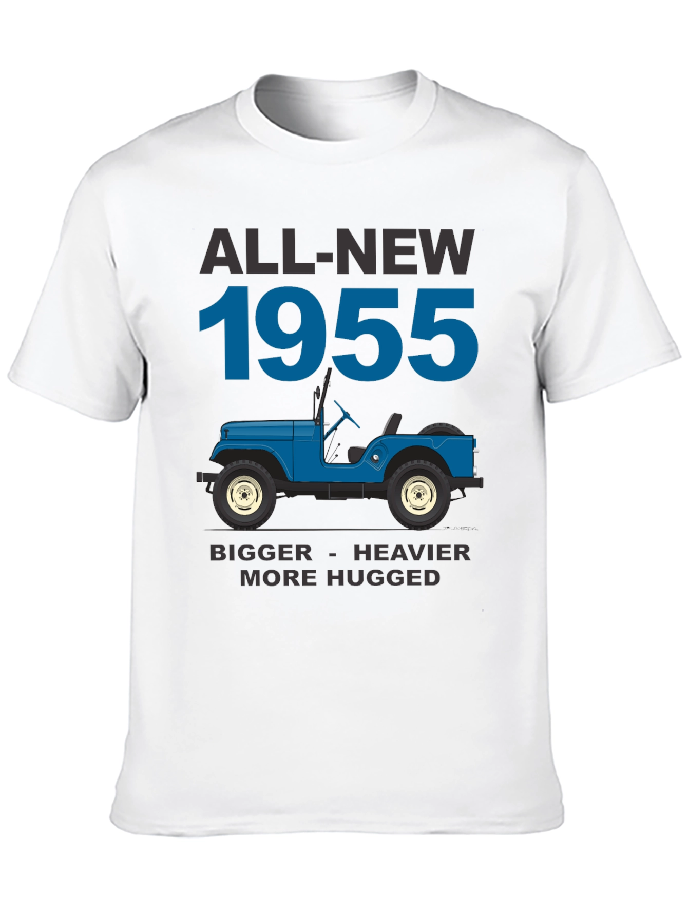 All-New 1955 Retro Car Graphic T-Shirt