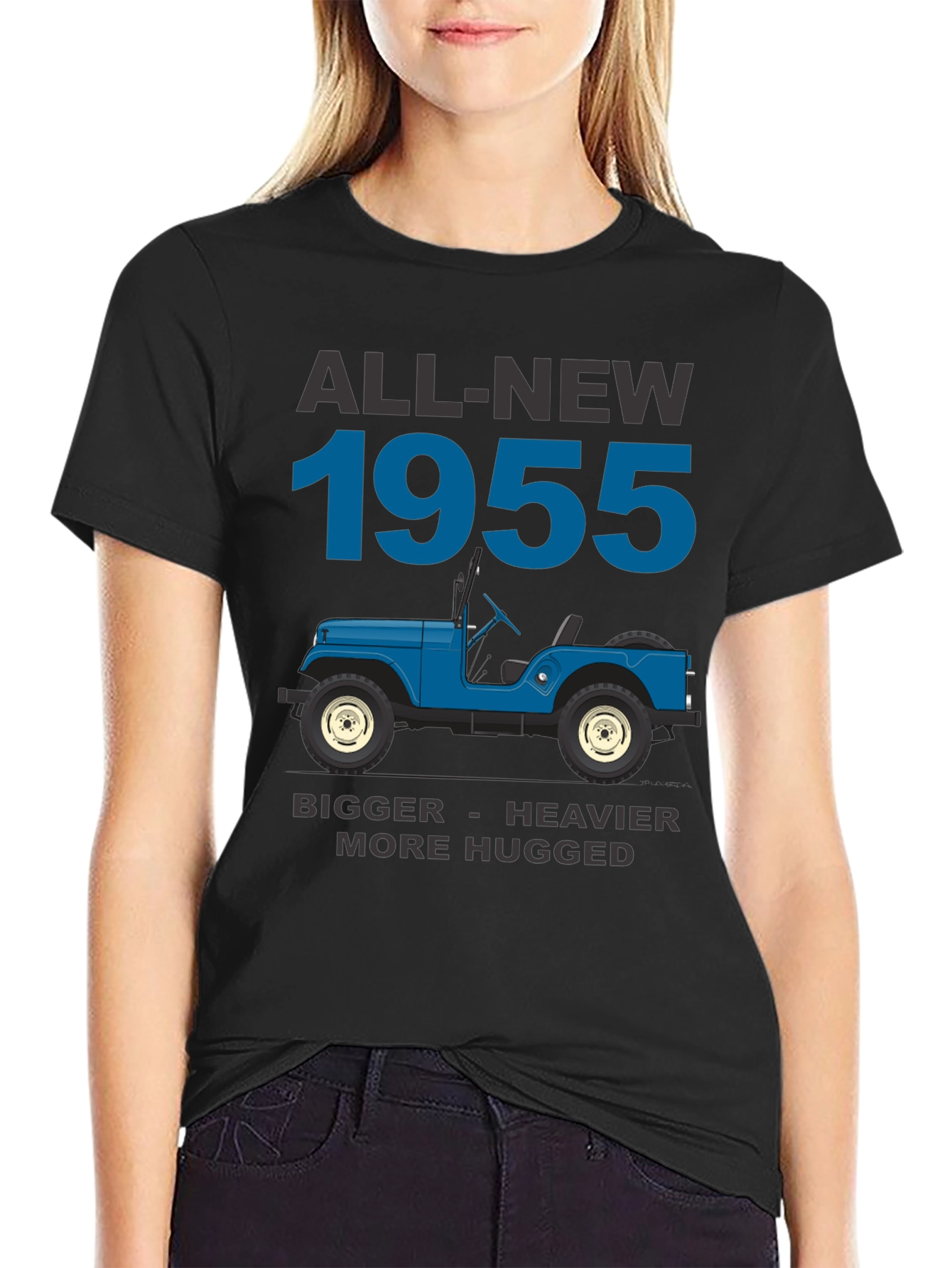 All-New 1955 Retro Car Graphic T-Shirt