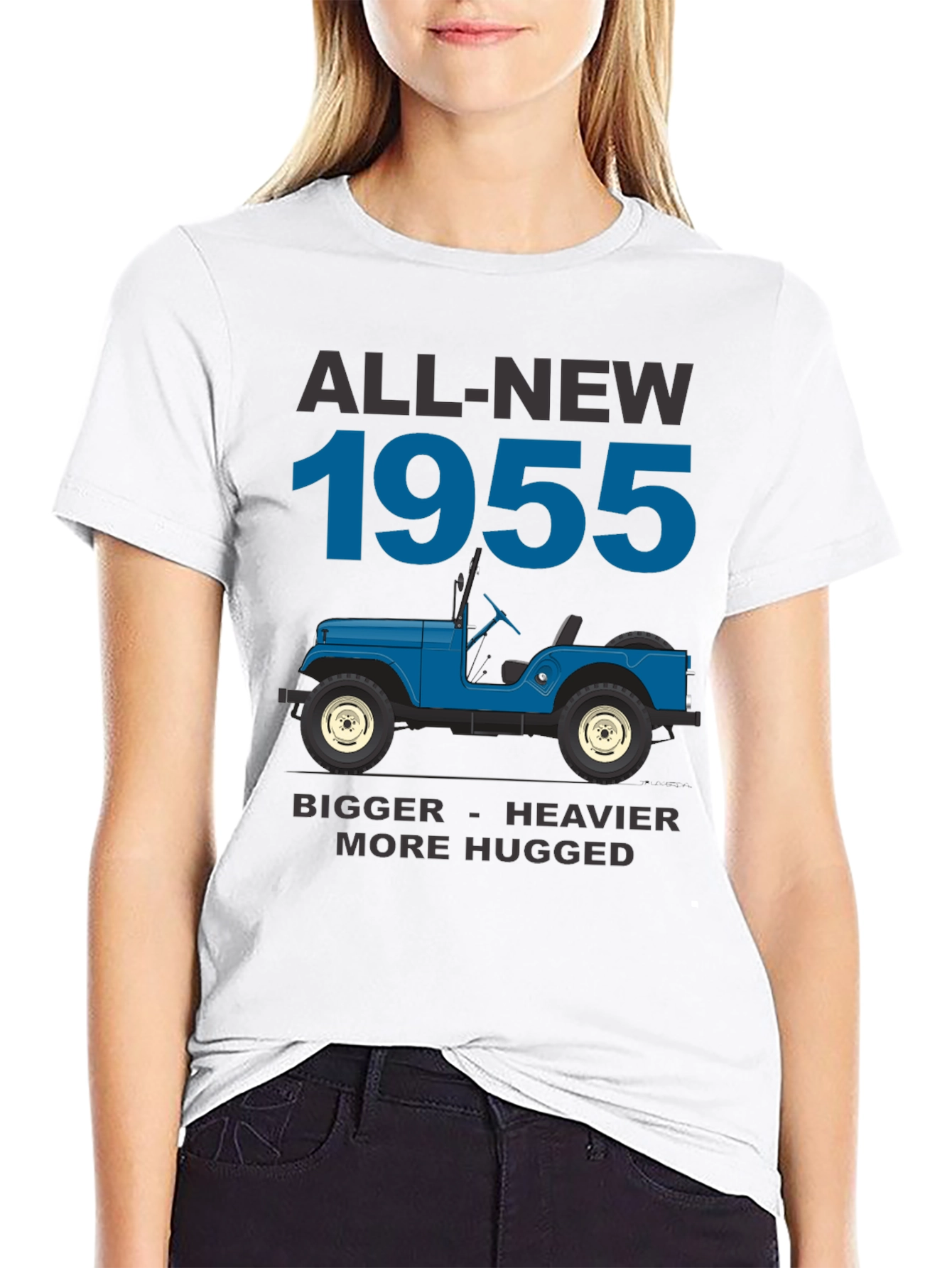 All-New 1955 Retro Car Graphic T-Shirt