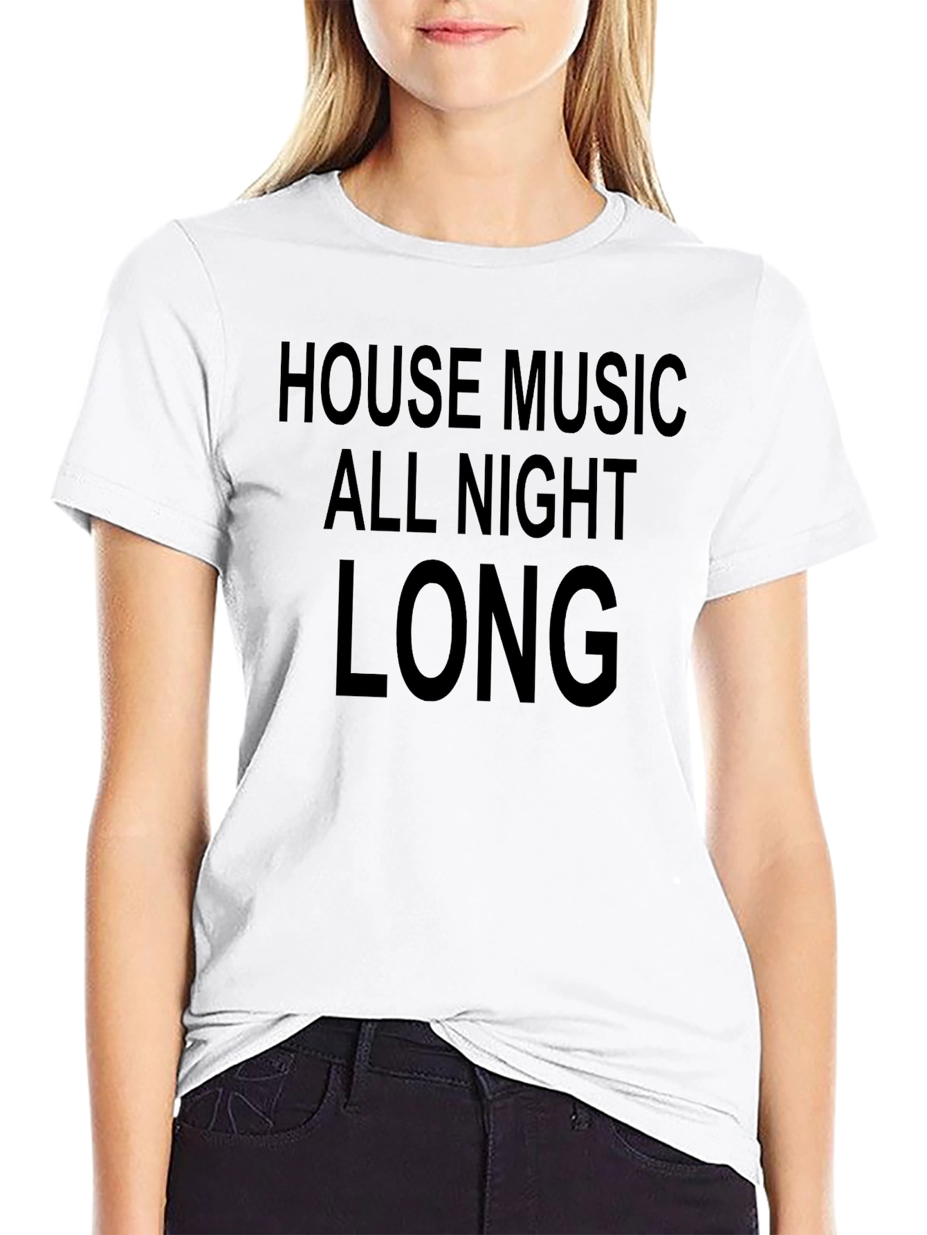 House Music All Night Long Graphic Tee