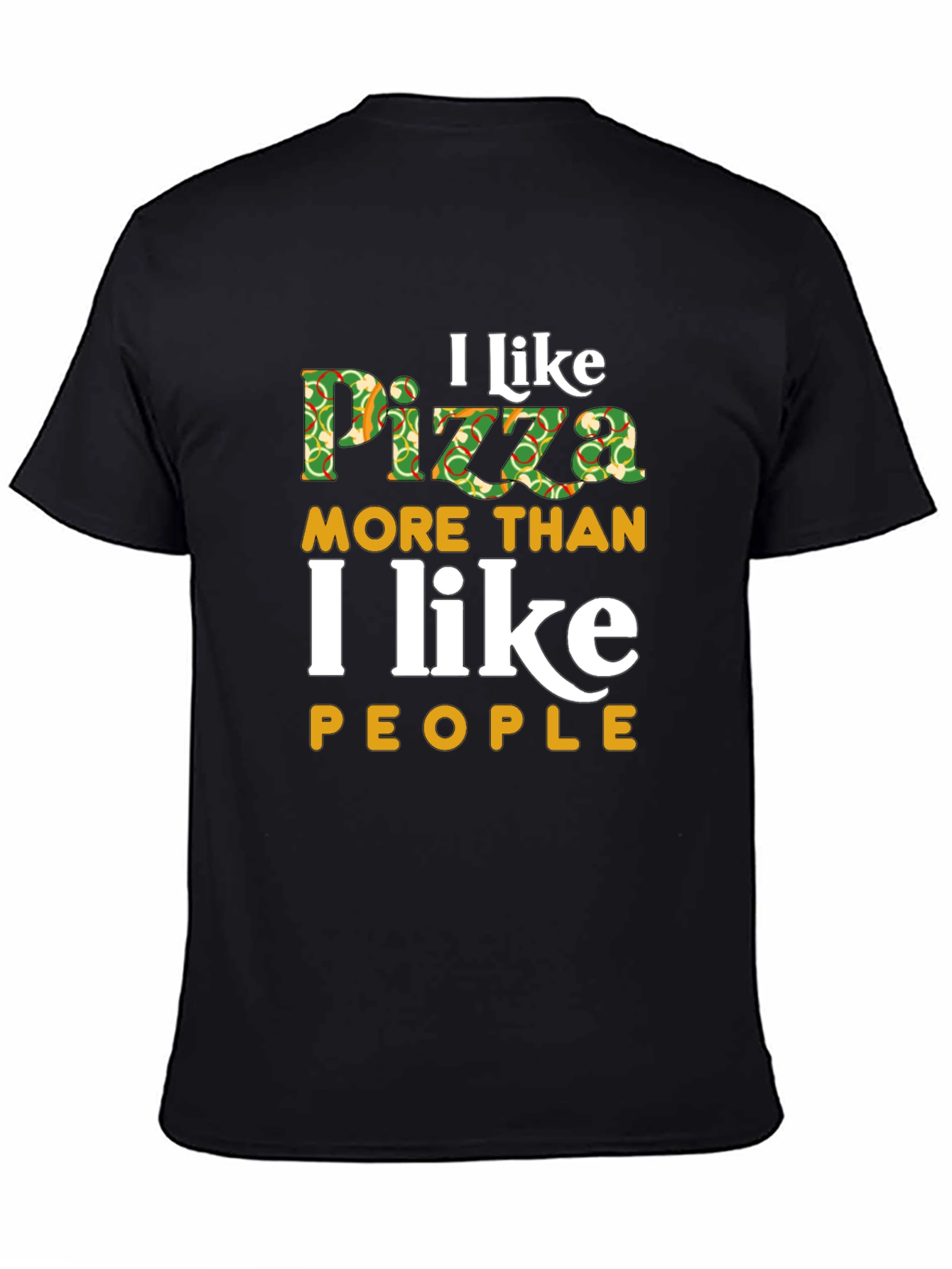 I Like Pizza More Than People T-Shirt