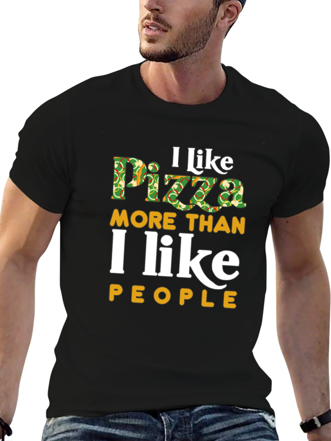 I Like Pizza More Than People T-Shirt