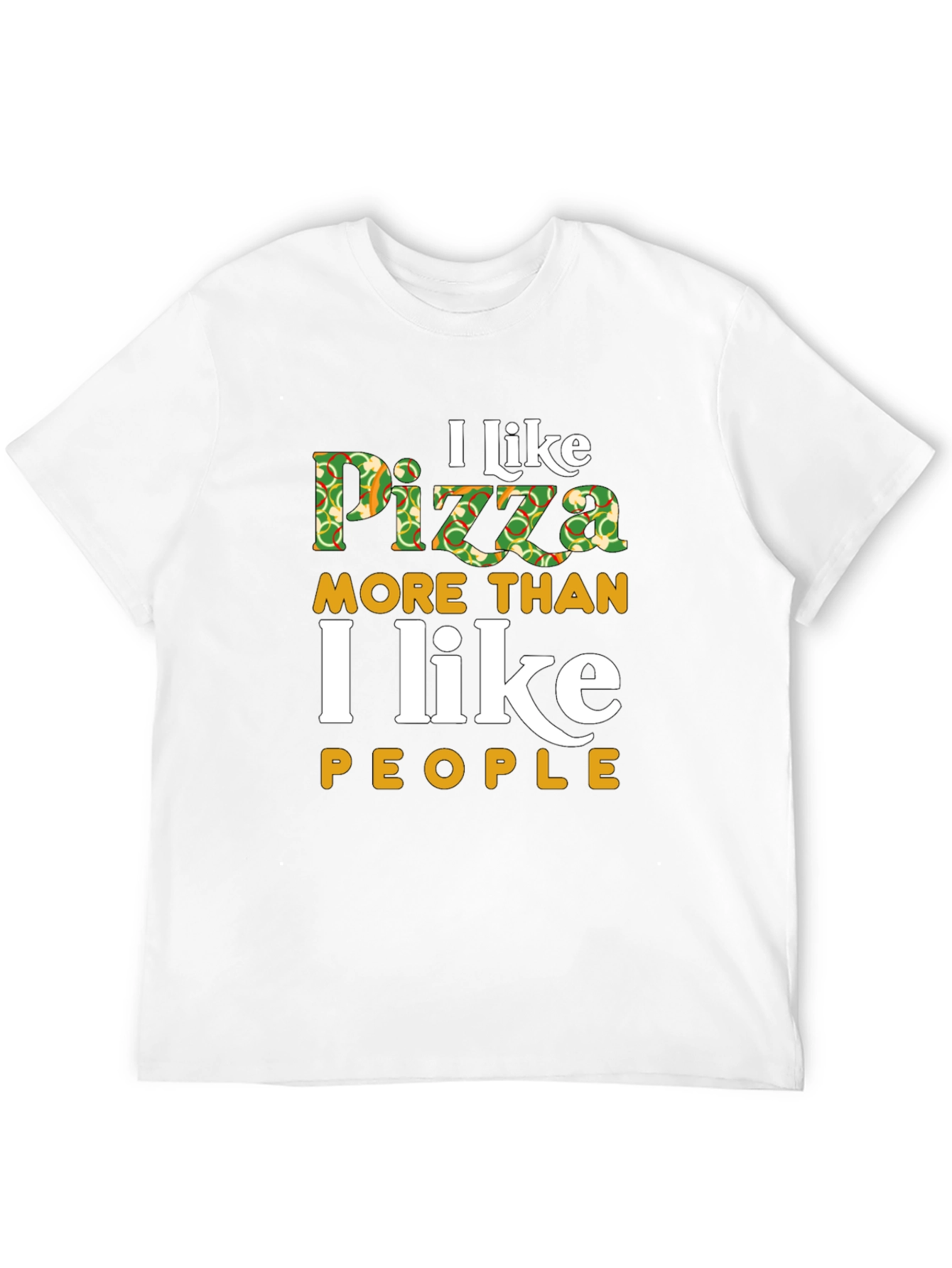 I Like Pizza More Than People T-Shirt