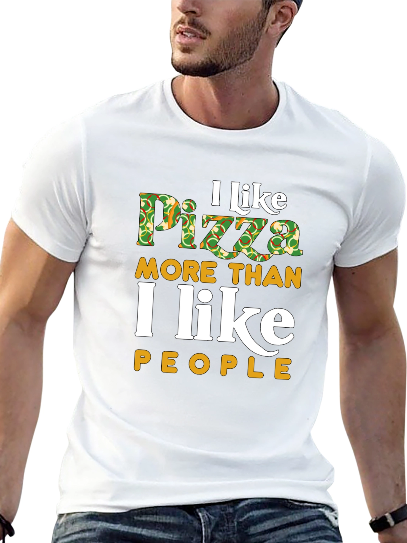 I Like Pizza More Than People T-Shirt