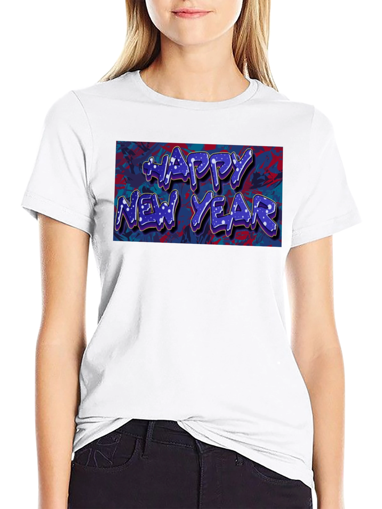 Happy New Year Graphic Tee - Stylish Celebration Shirt