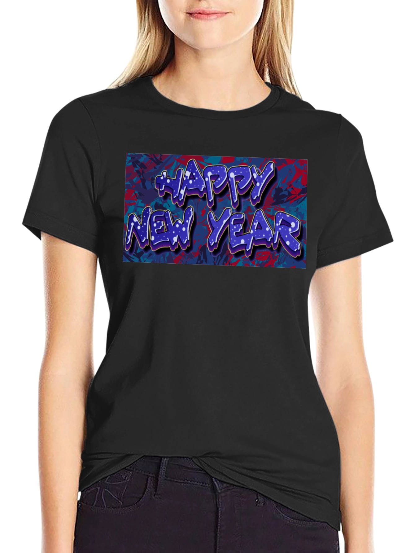 Happy New Year Graphic Tee - Stylish Celebration Shirt