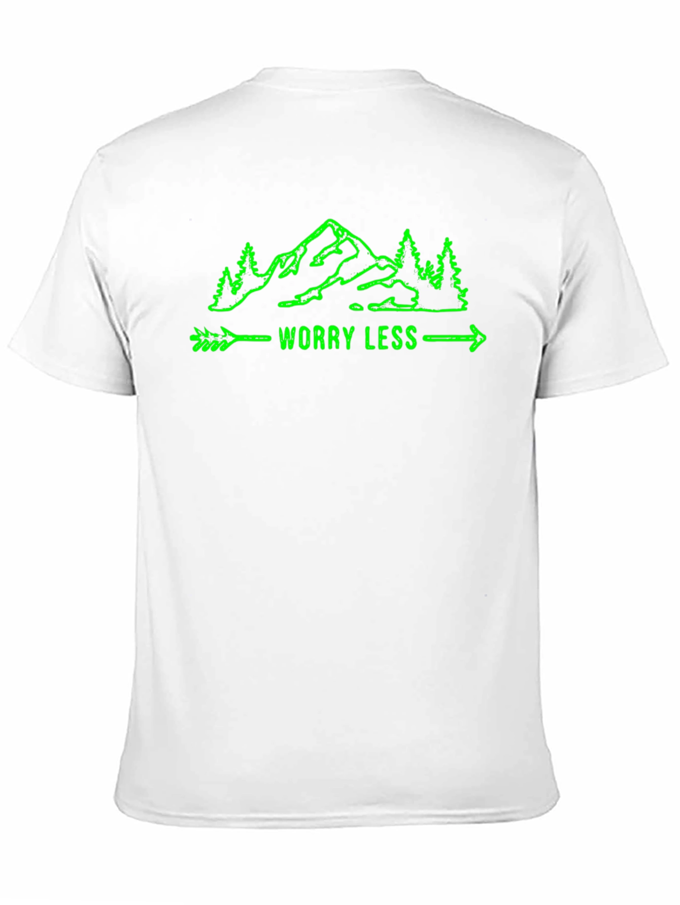Worry Less Mountain Graphic T-Shirt