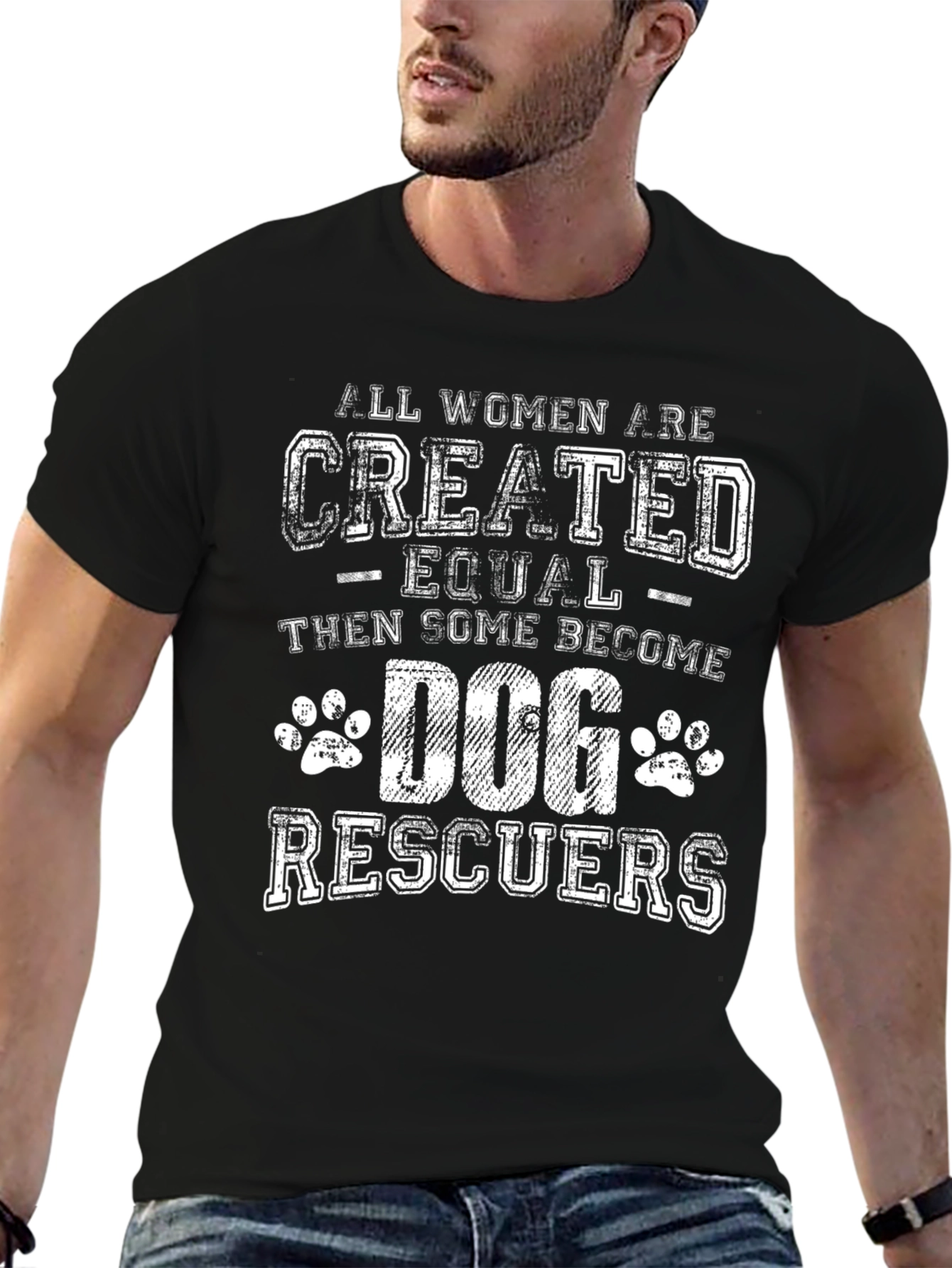 Dog Rescuer T-Shirt - Women Empowerment Tee