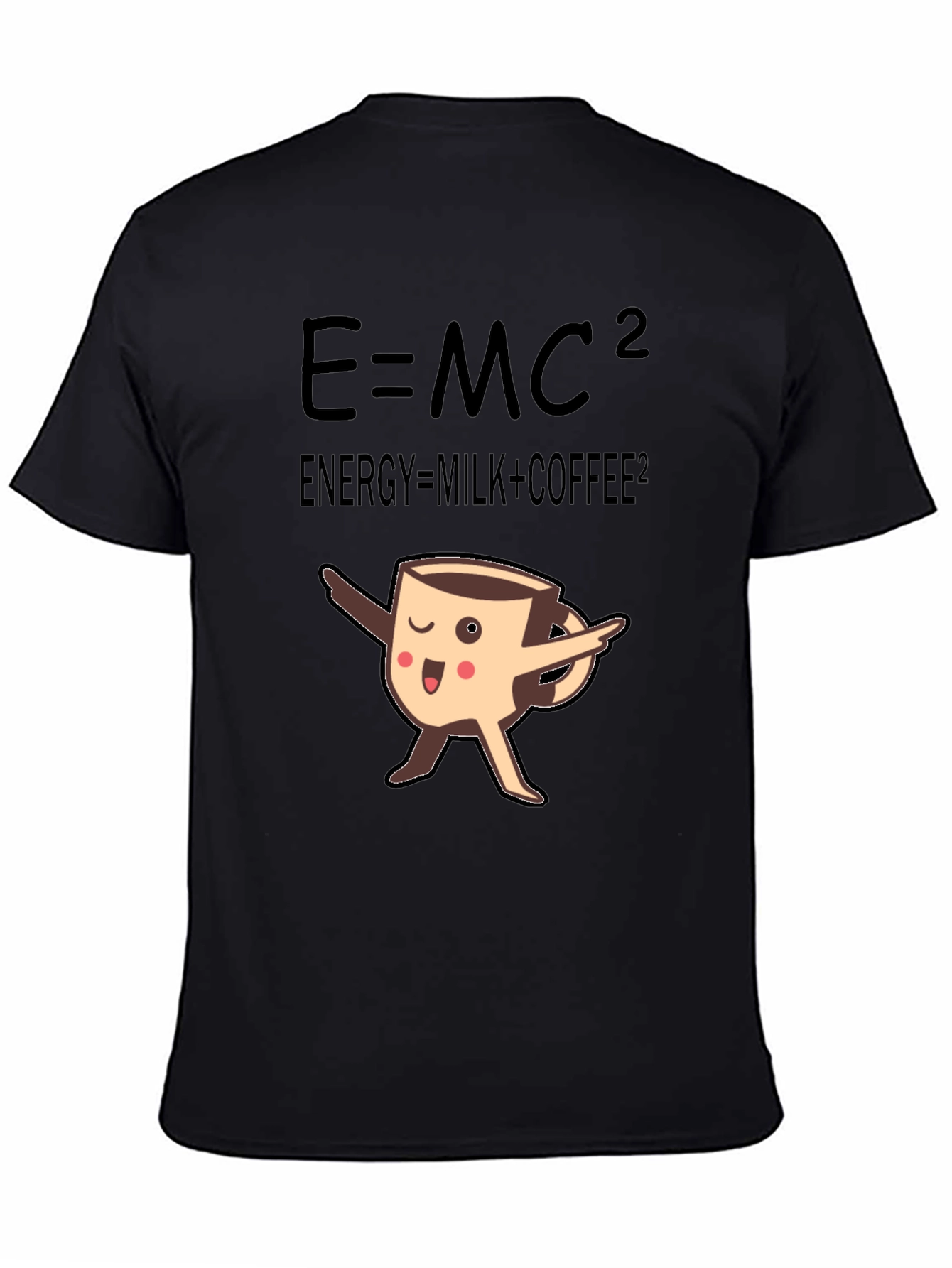 E=MC2 Coffee T-Shirt Funny Science Tee