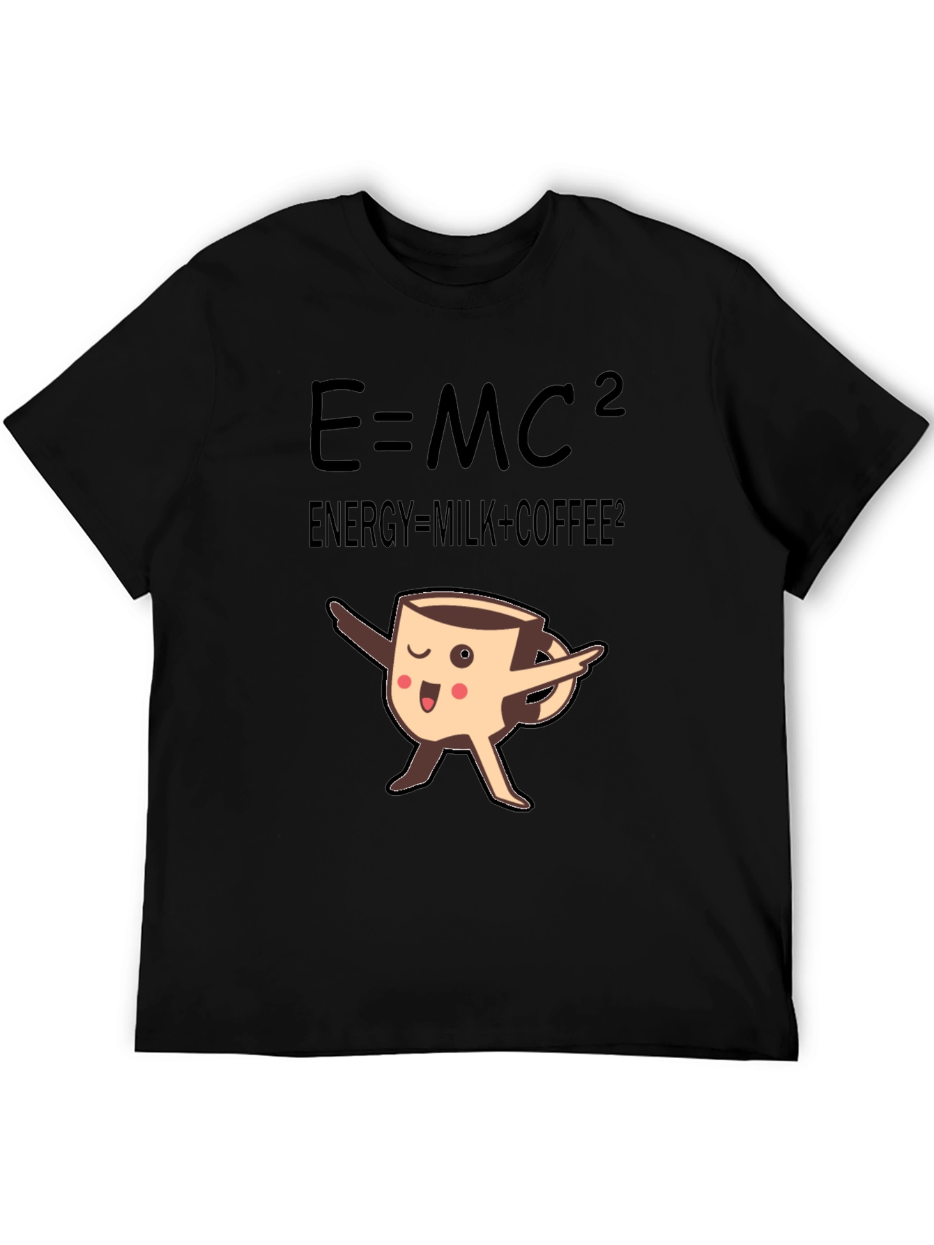 E=MC2 Coffee T-Shirt Funny Science Tee