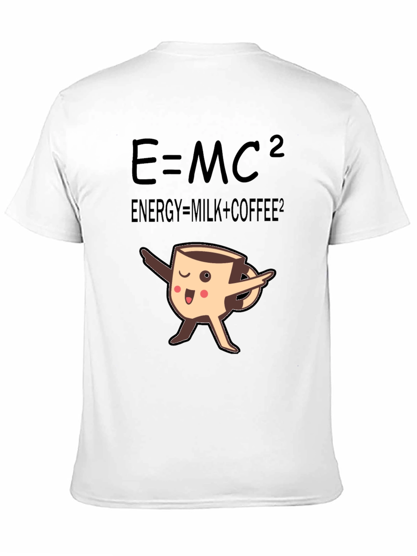 E=MC2 Coffee T-Shirt Funny Science Tee