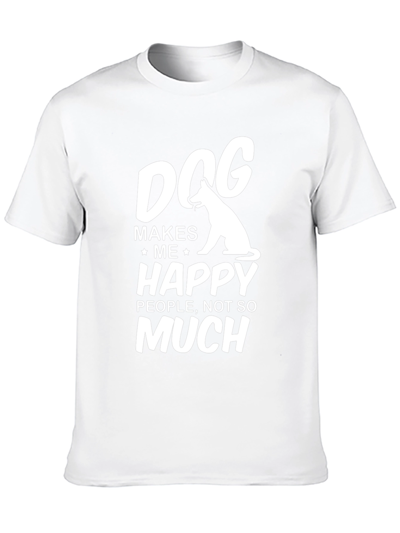 Dog Makes Me Happy T-Shirt