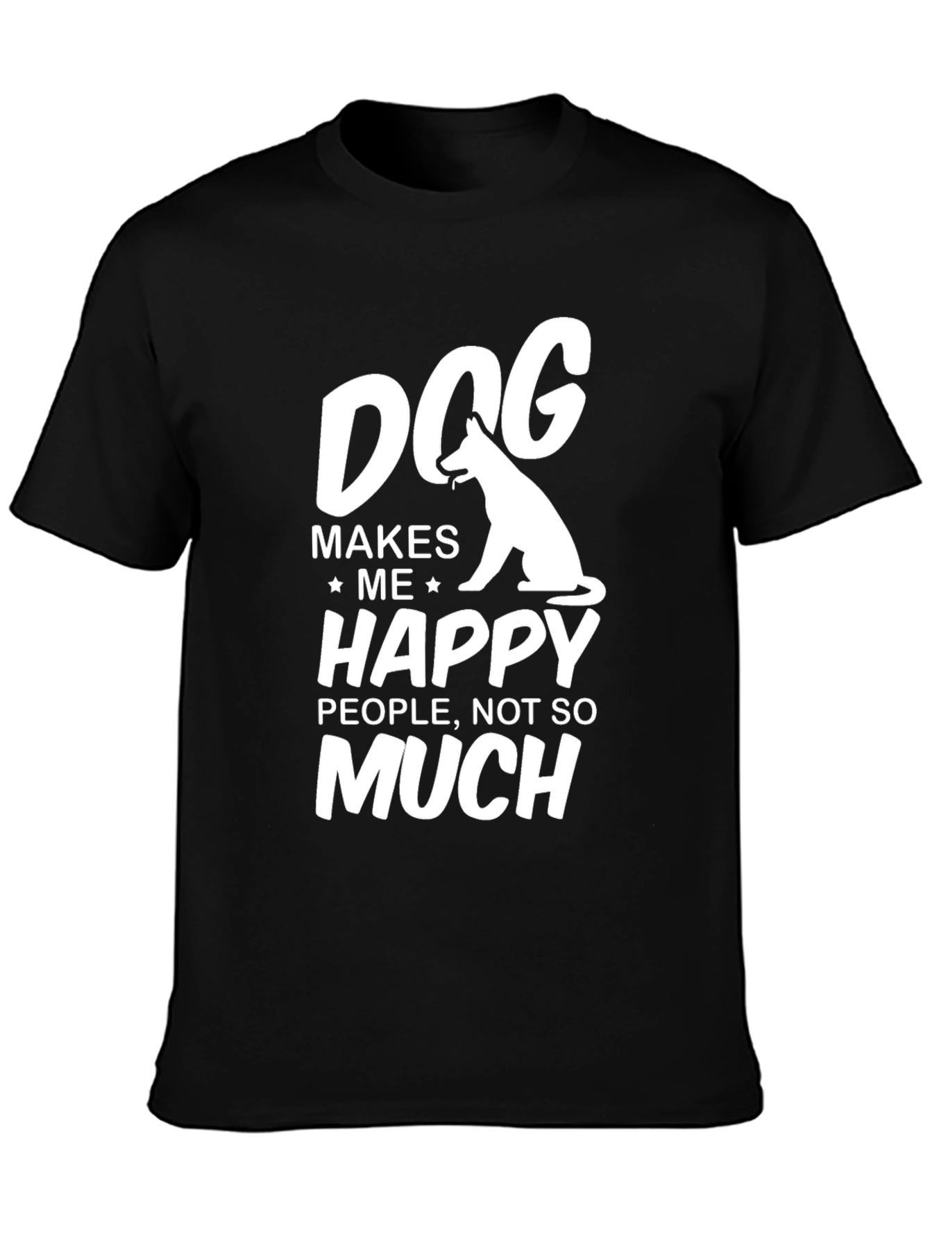 Dog Makes Me Happy T-Shirt
