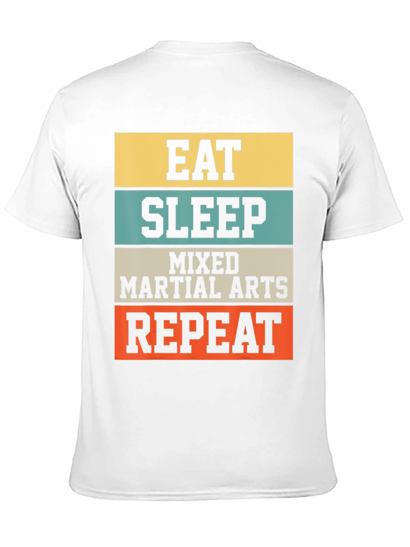 Eat Sleep MMA Repeat Black T-Shirt
