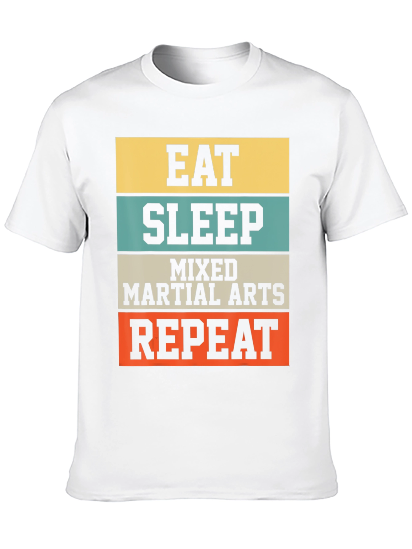Eat Sleep MMA Repeat Black T-Shirt