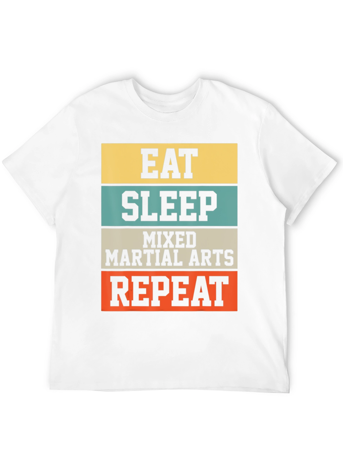 Eat Sleep MMA Repeat Black T-Shirt