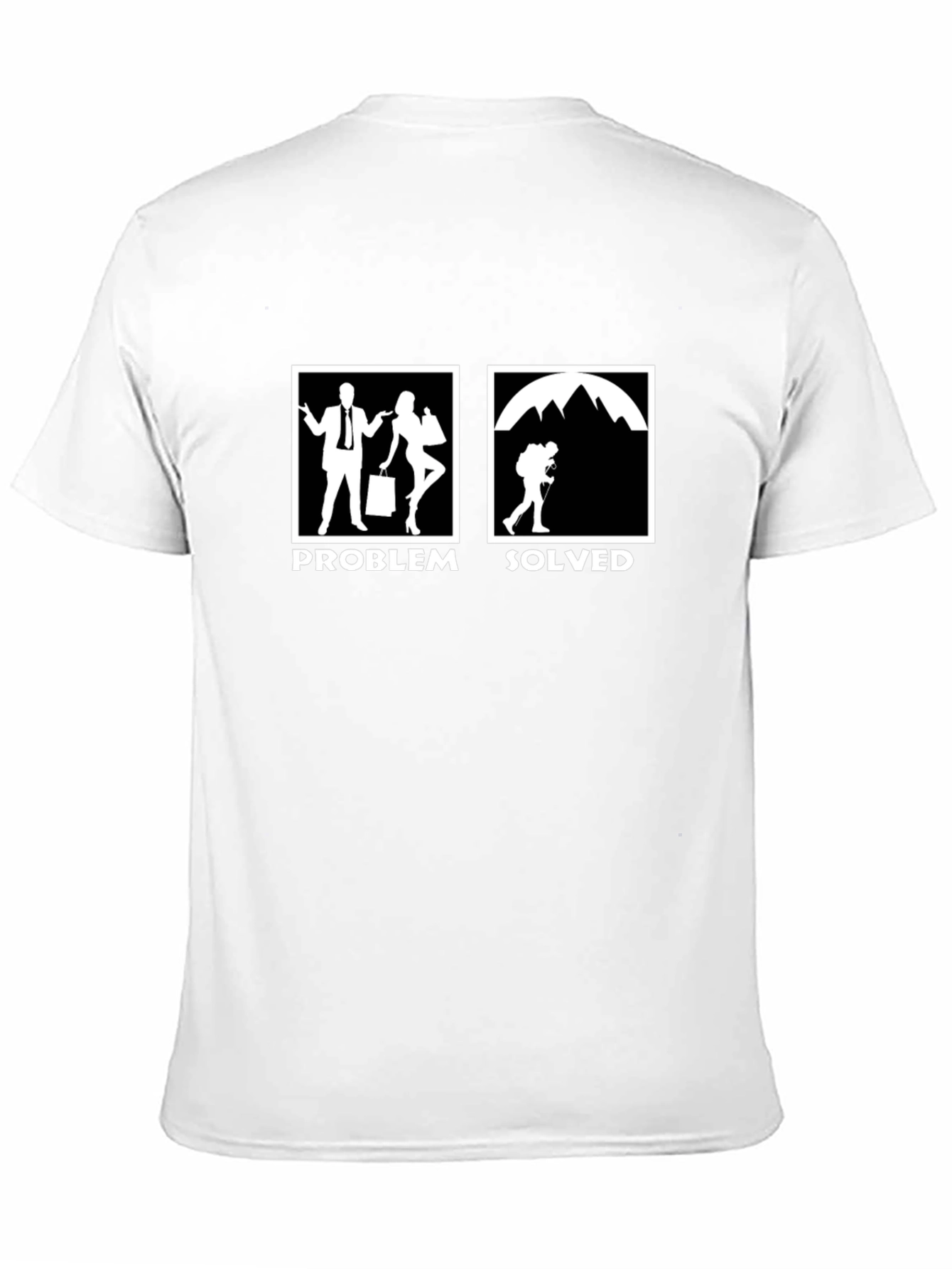 Problem Solved Hiking T-Shirt - Funny Outdoor Tee