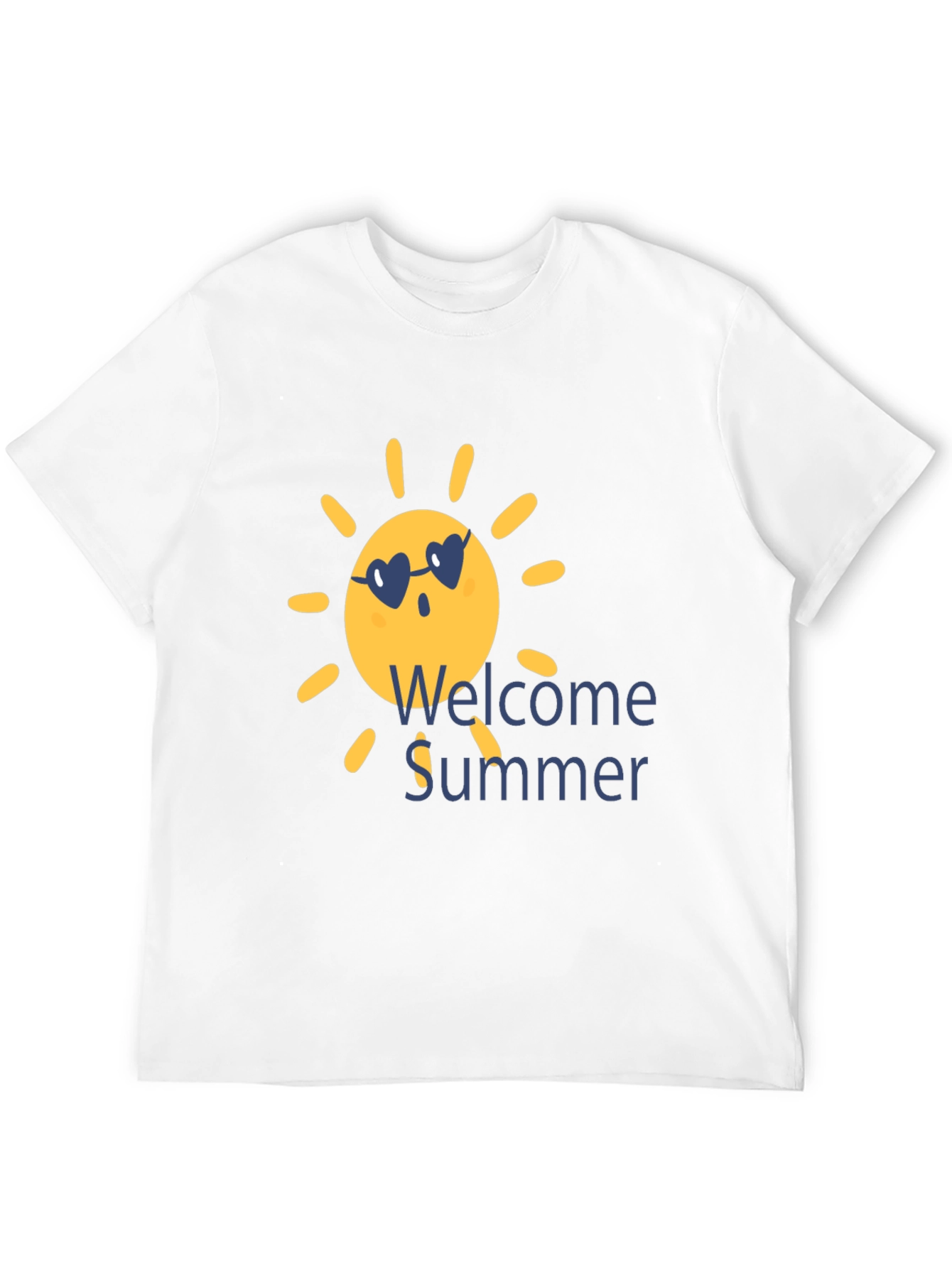 Welcome Summer T-Shirt -  Cute Sun Graphic Tee
