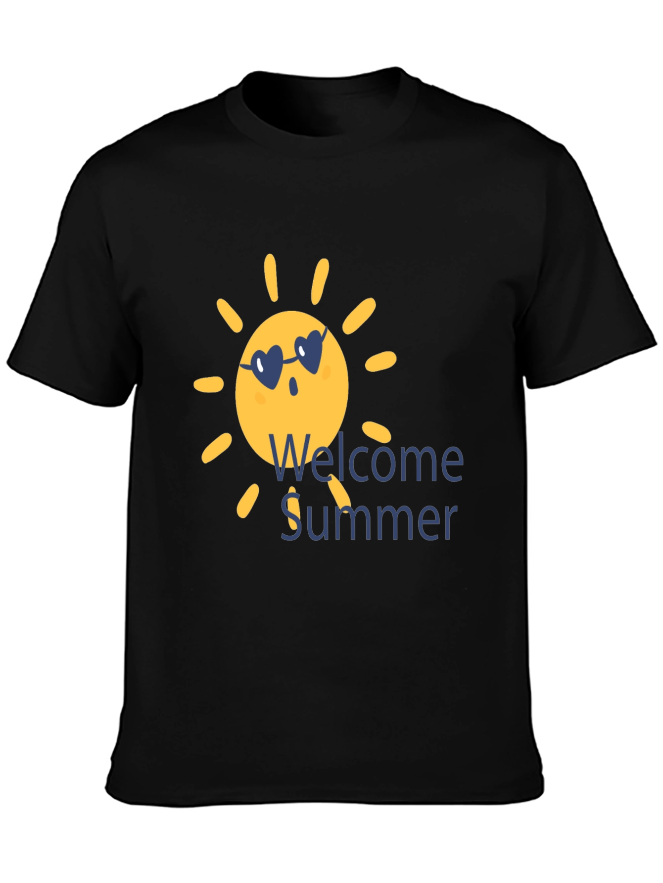 Welcome Summer T-Shirt -  Cute Sun Graphic Tee