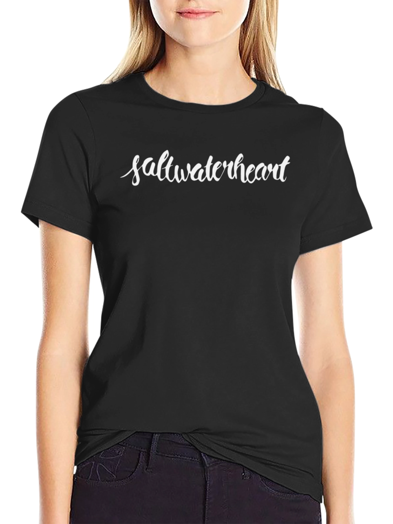 Saltwater Heart Graphic Tee - Stylish Casual Wear