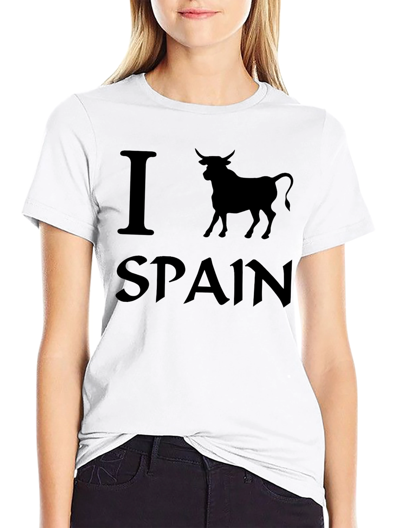 I Bull Spain T-Shirt - Black Graphic Tee