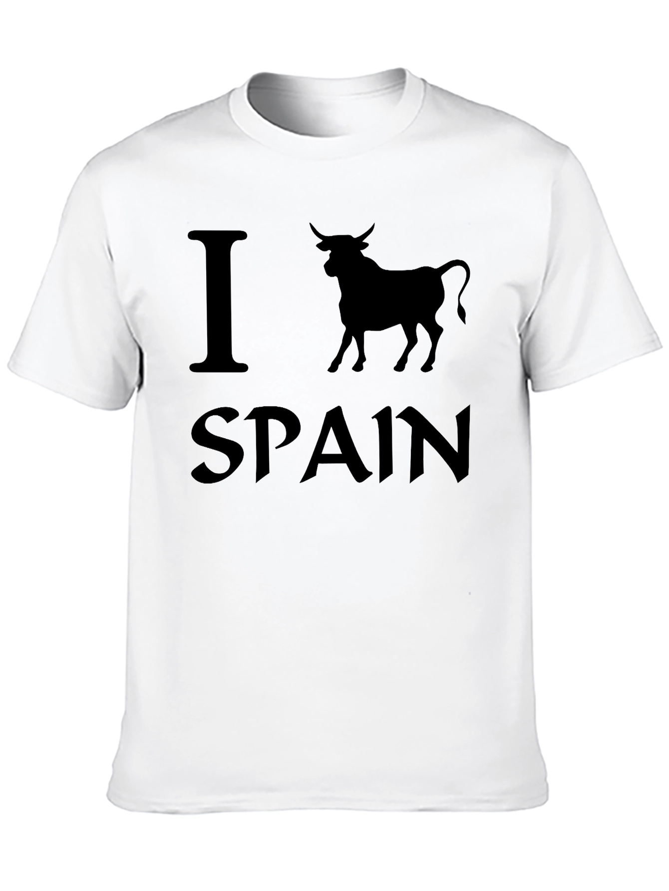 I Bull Spain T-Shirt - Black Graphic Tee