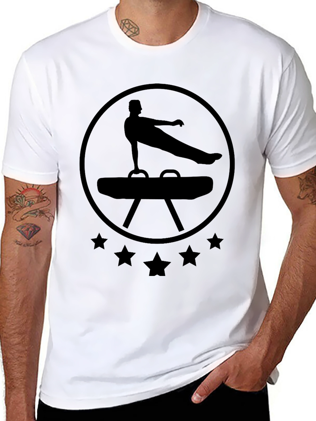 Gymnast Pommel Horse Graphic Tee