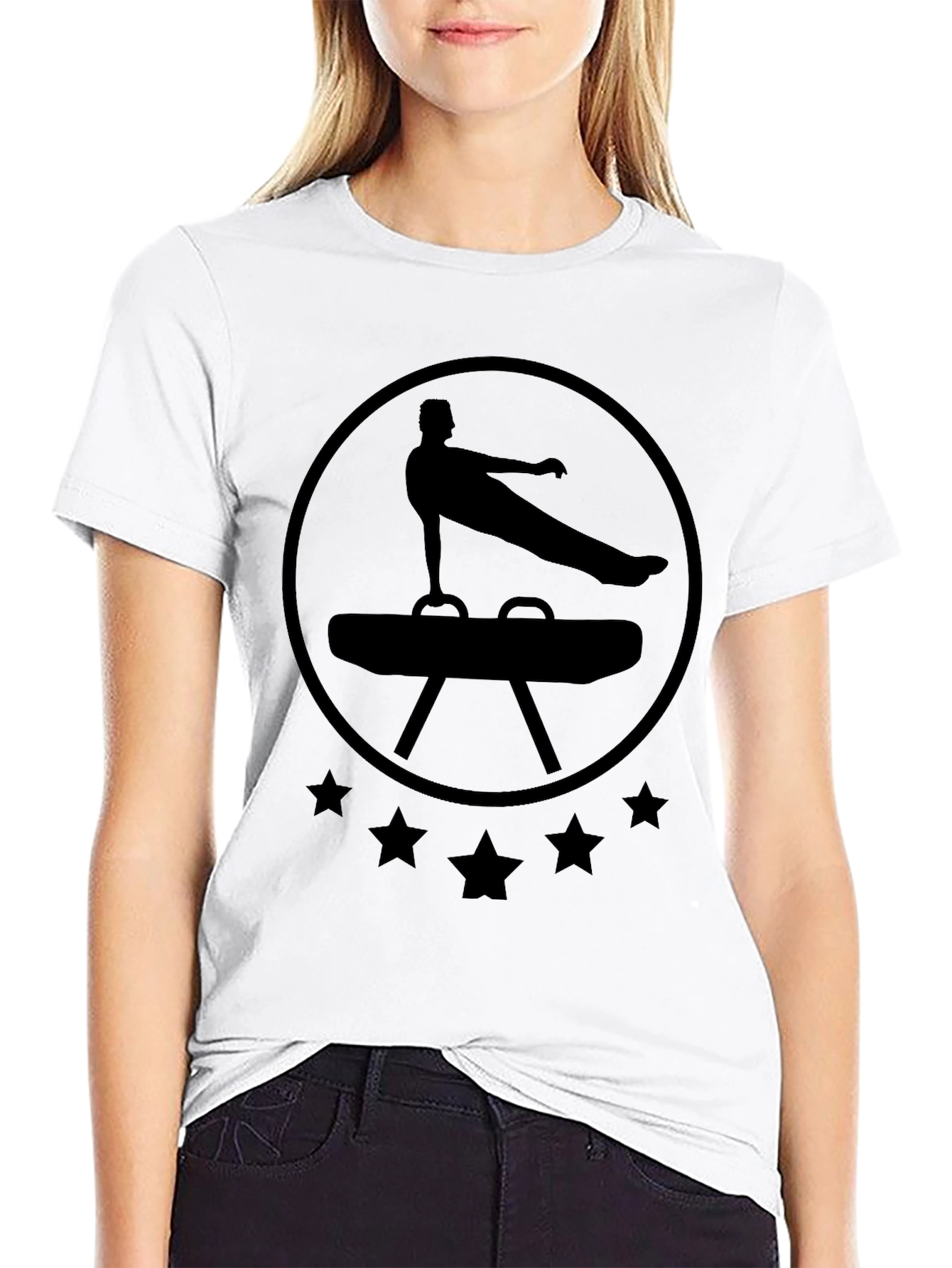 Gymnast Pommel Horse Graphic Tee