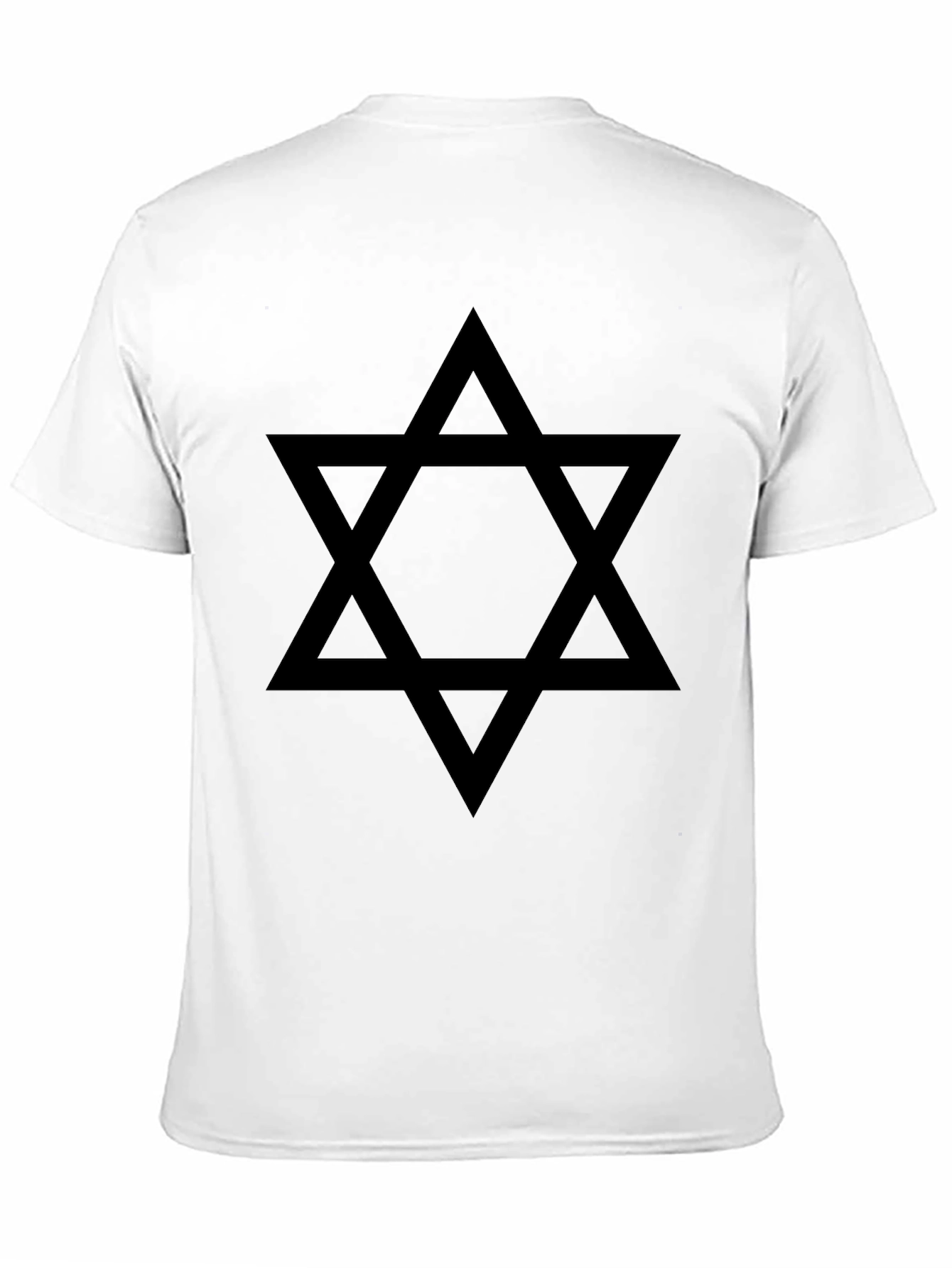 Star of David Graphic Tee - Black