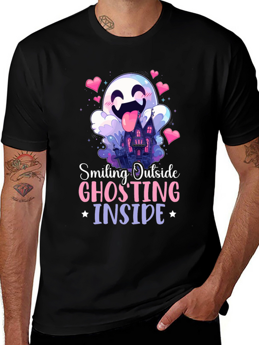 Smiling Ghosting Inside Halloween T-Shirt