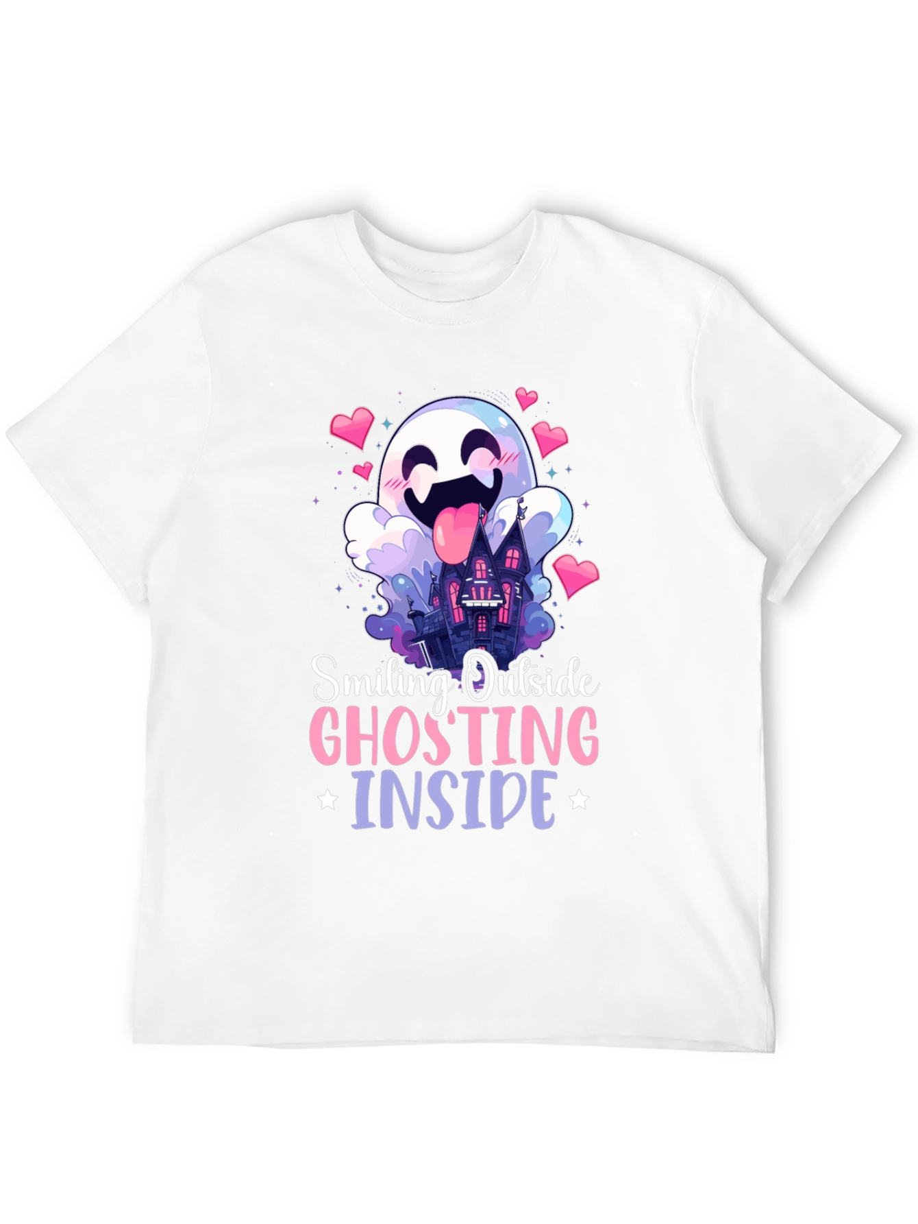 Smiling Ghosting Inside Halloween T-Shirt