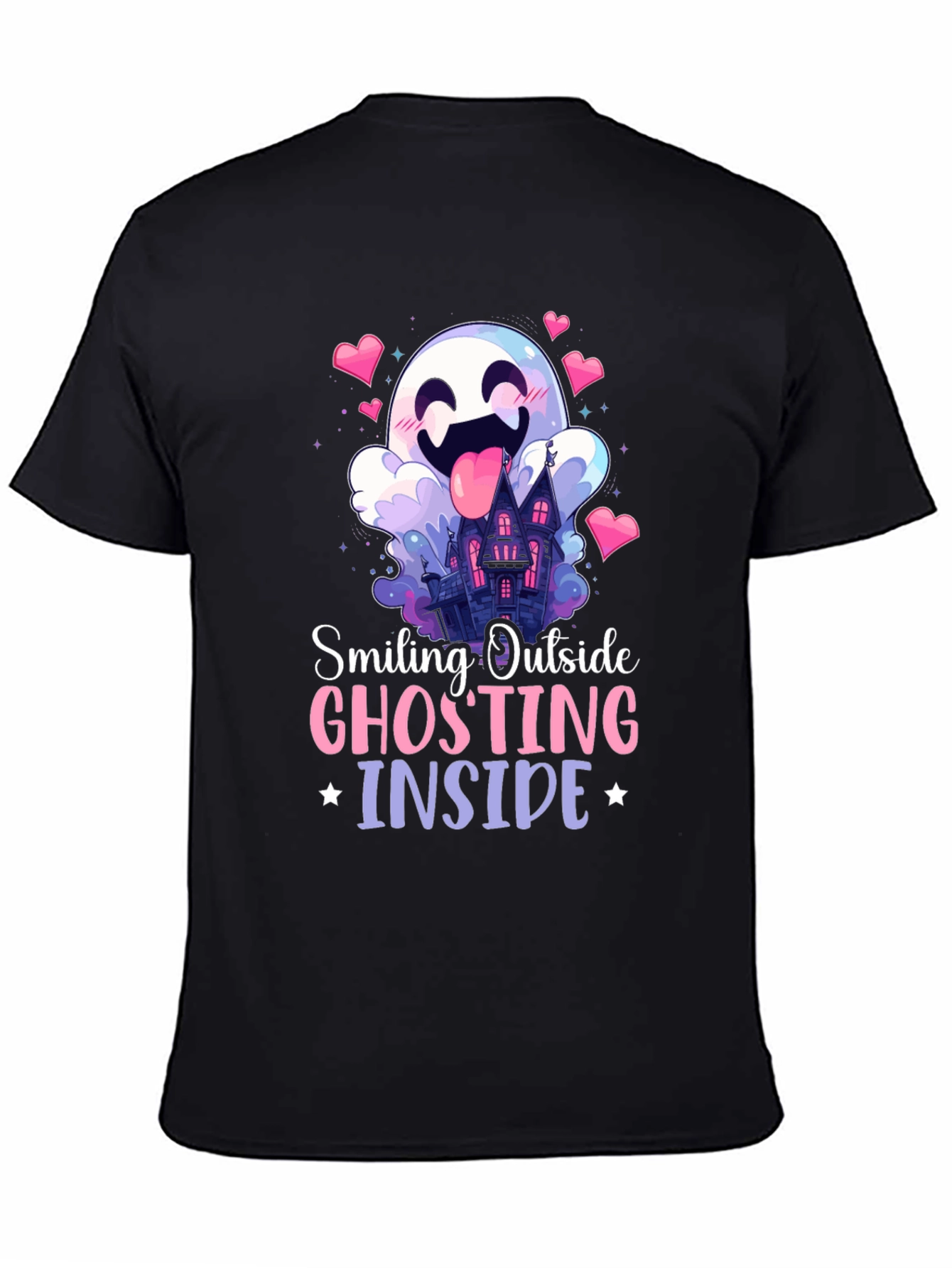 Smiling Ghosting Inside Halloween T-Shirt