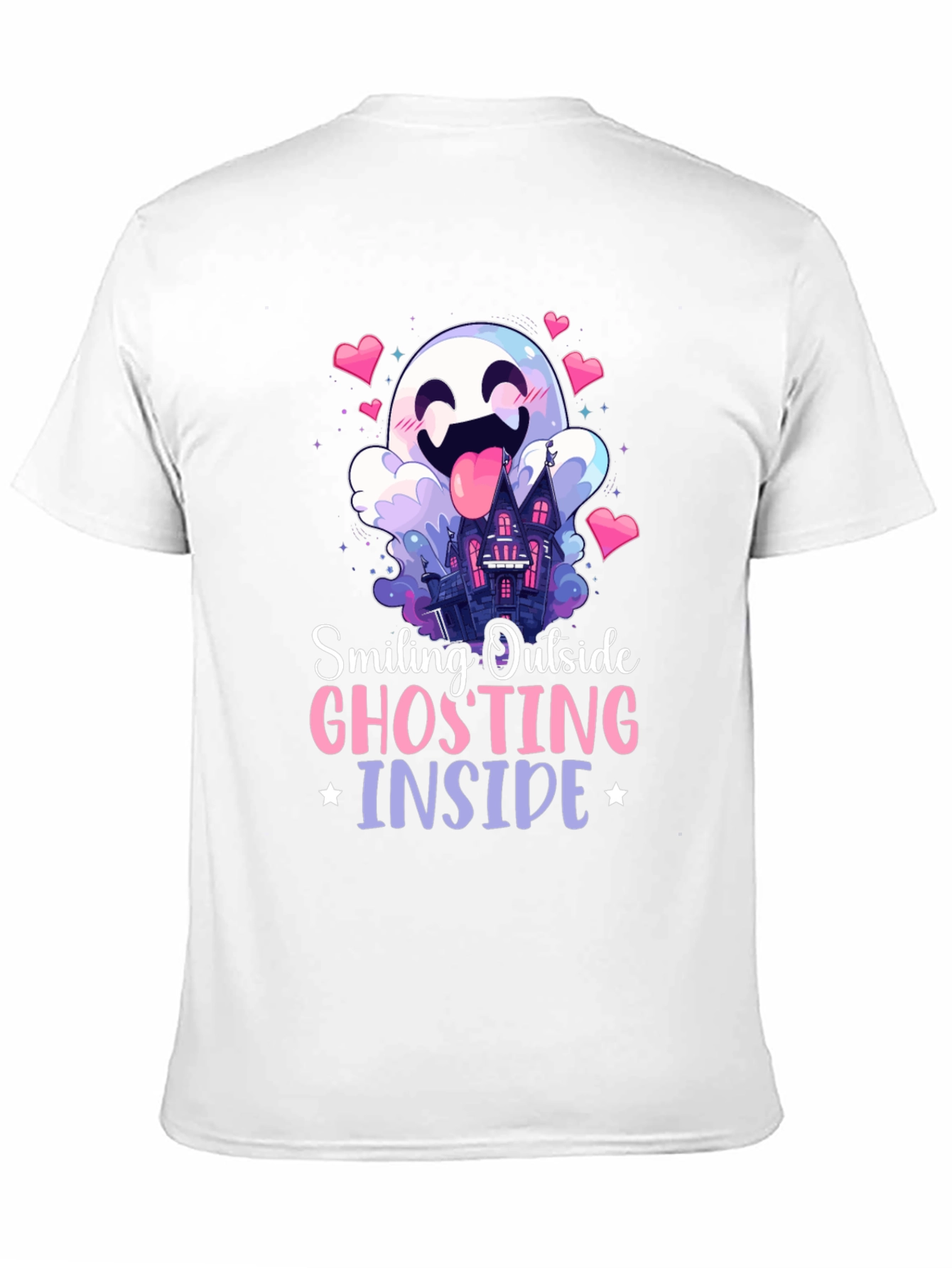 Smiling Ghosting Inside Halloween T-Shirt