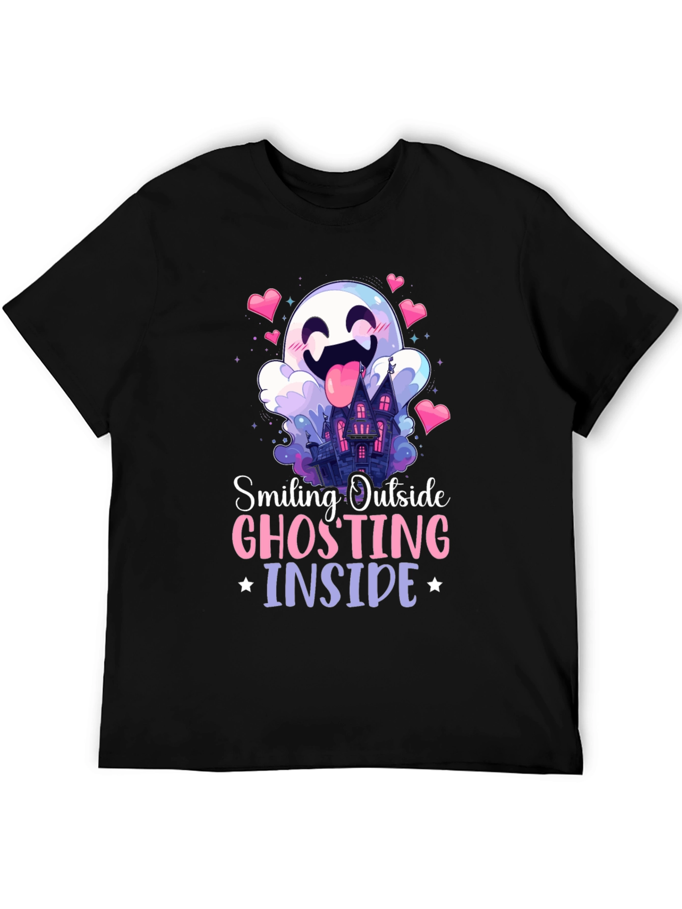 Smiling Ghosting Inside Halloween T-Shirt
