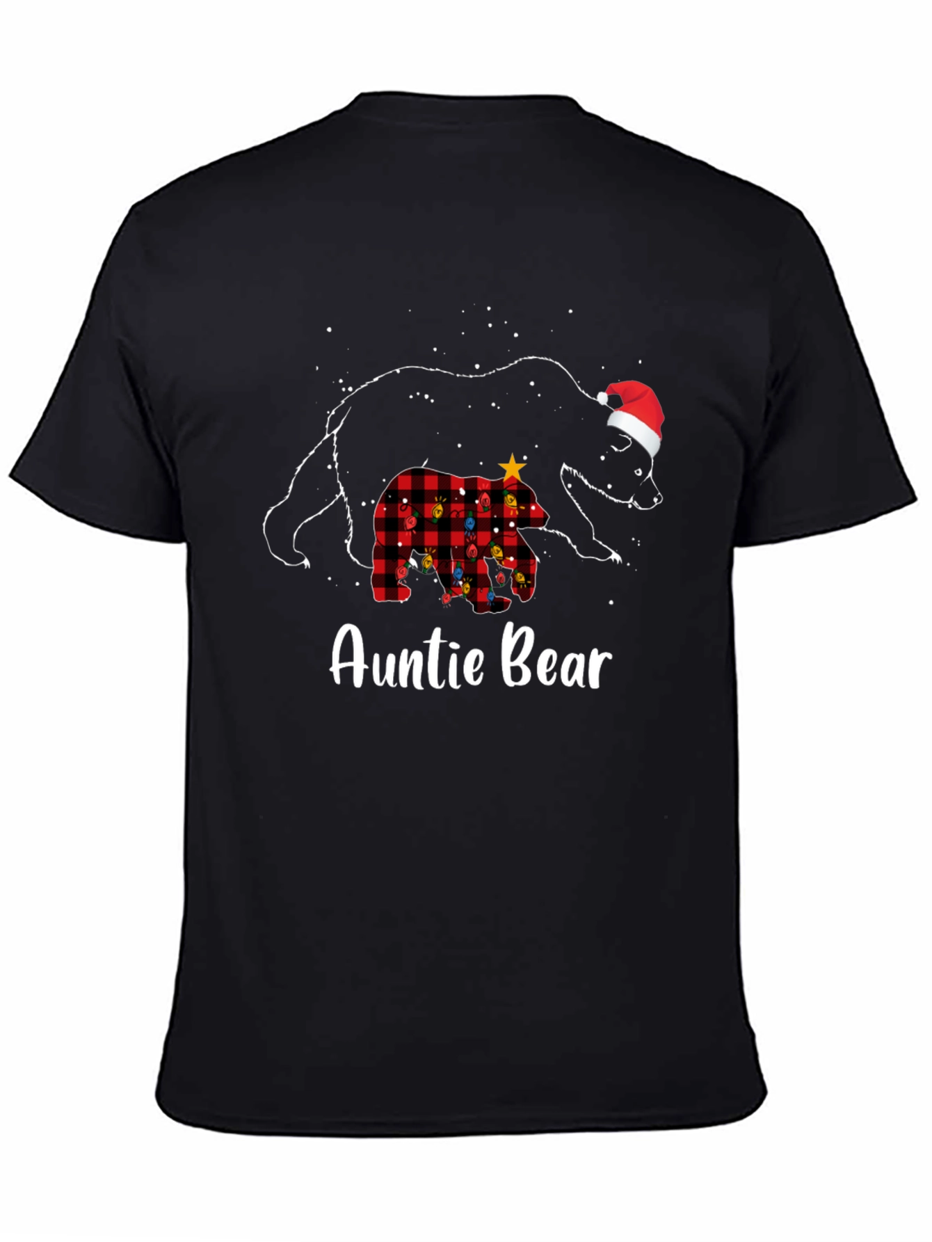 Auntie Bear Christmas Graphic Tee