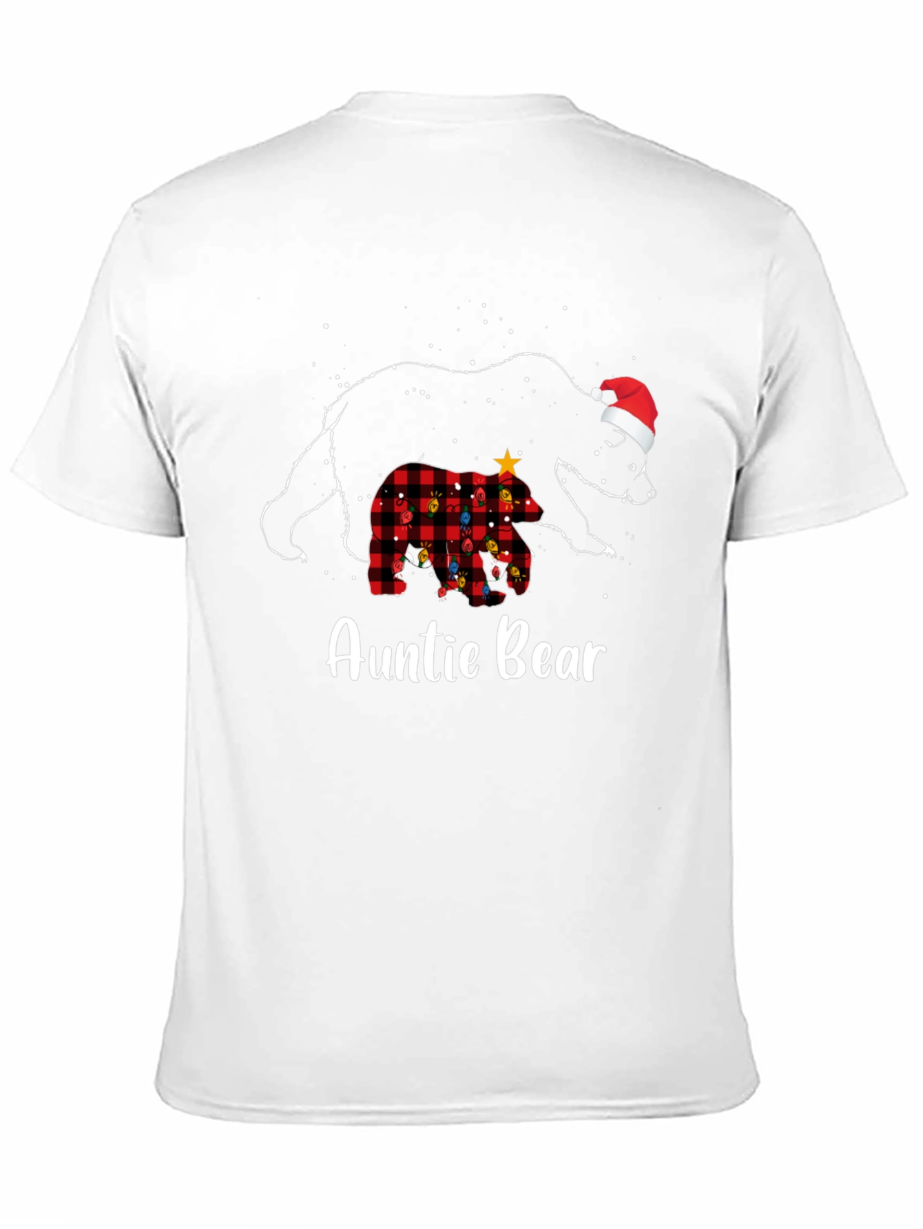 Auntie Bear Christmas Graphic Tee