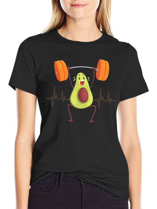 Avocado Lifter Graphic Tee - Funny Gym Workout Shirt